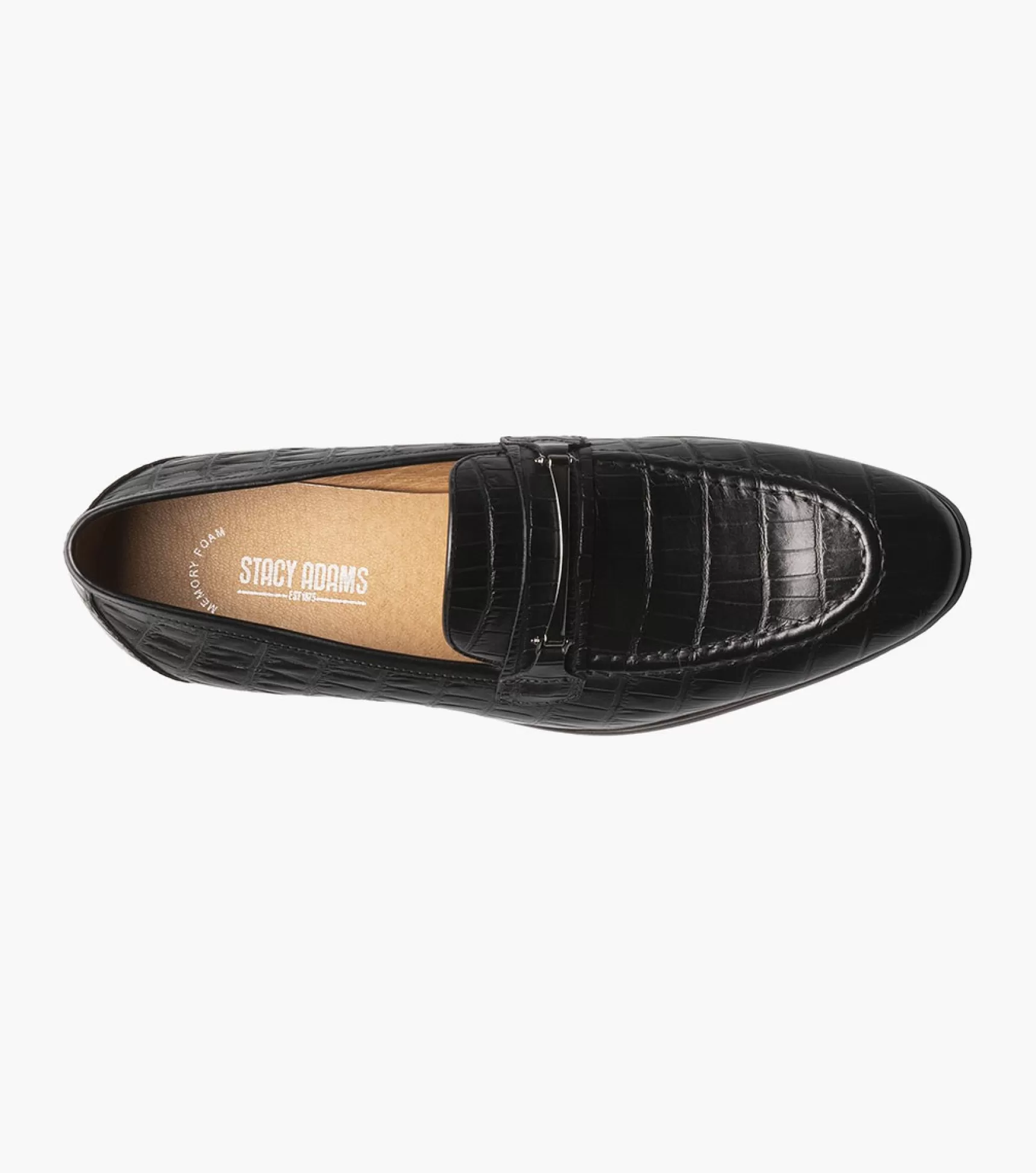 Stacy Adams Loafers>Ferdinand Moc Toe Bit Slip On