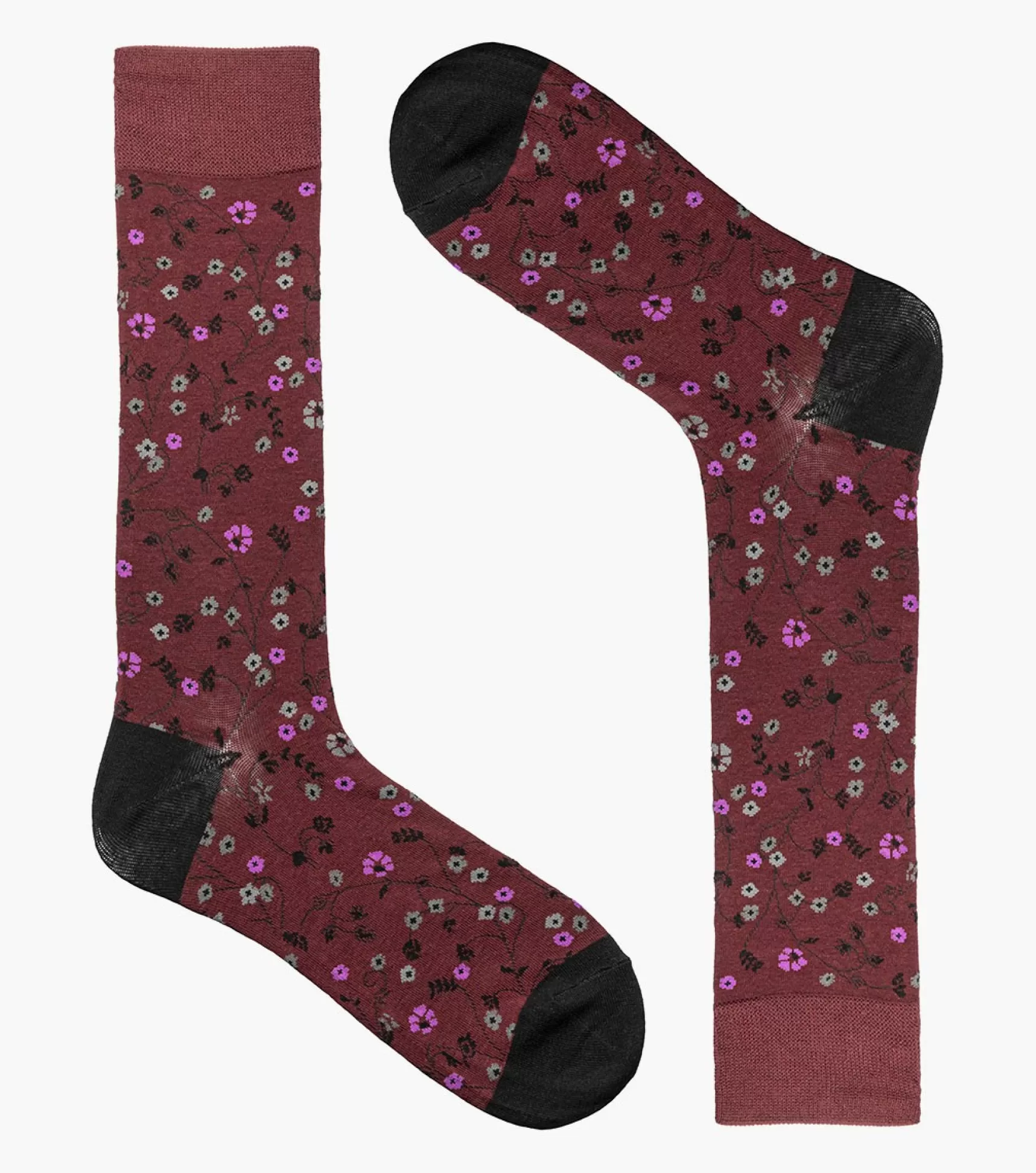 Stacy Adams Socks>Fine Floral Men\\'S Crew Dress Sock