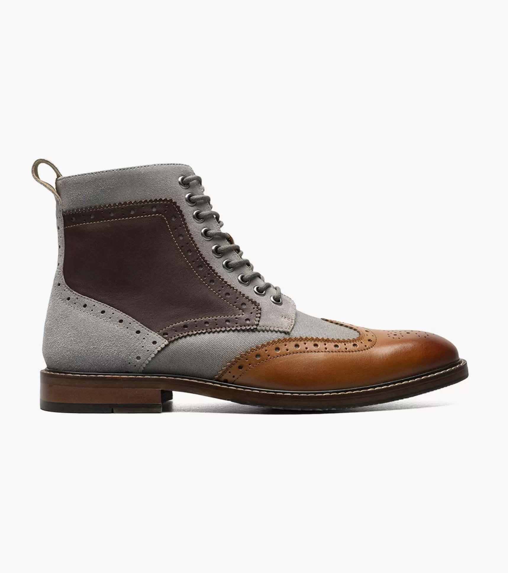 Stacy Adams Wingtips>Finnegan Wingtip Lace Up Boot