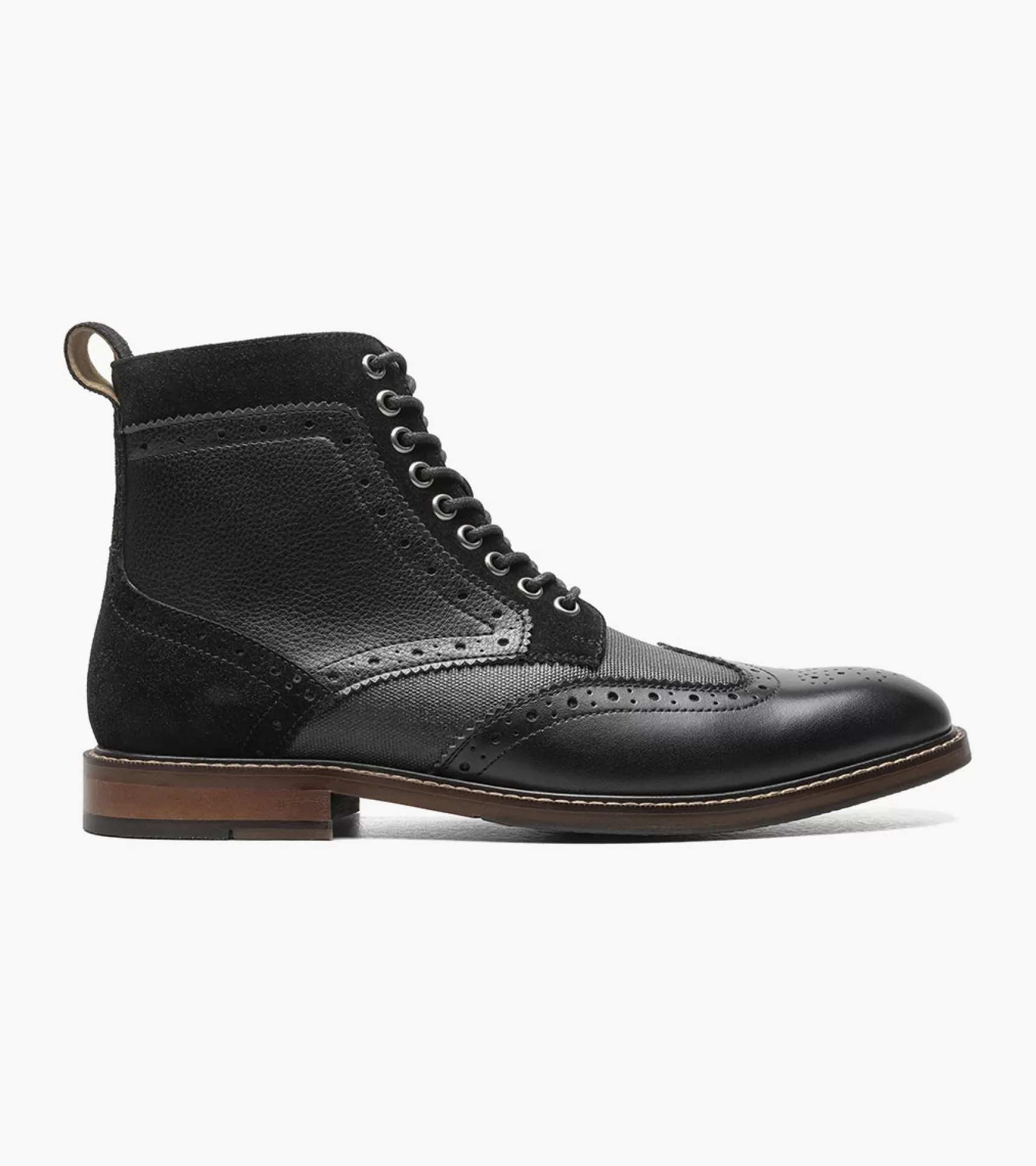 Stacy Adams Wingtips>Finnegan Wingtip Lace Up Boot