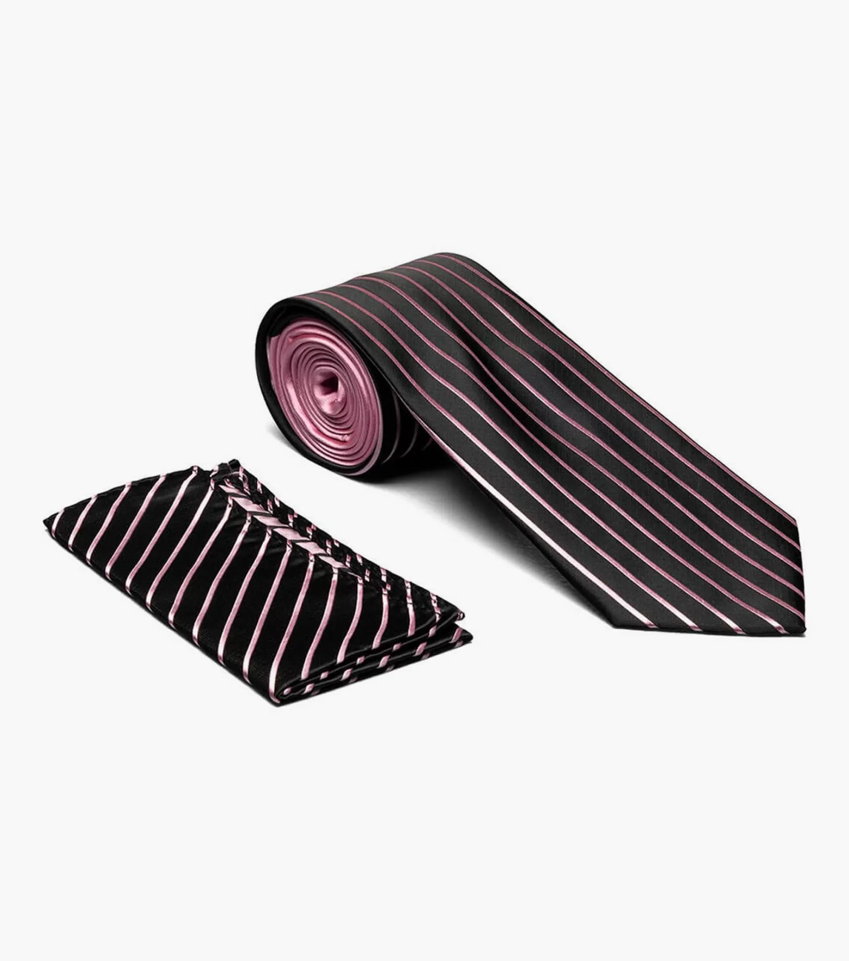 Stacy Adams Ties>Formal Pink Tie & Hanky Set