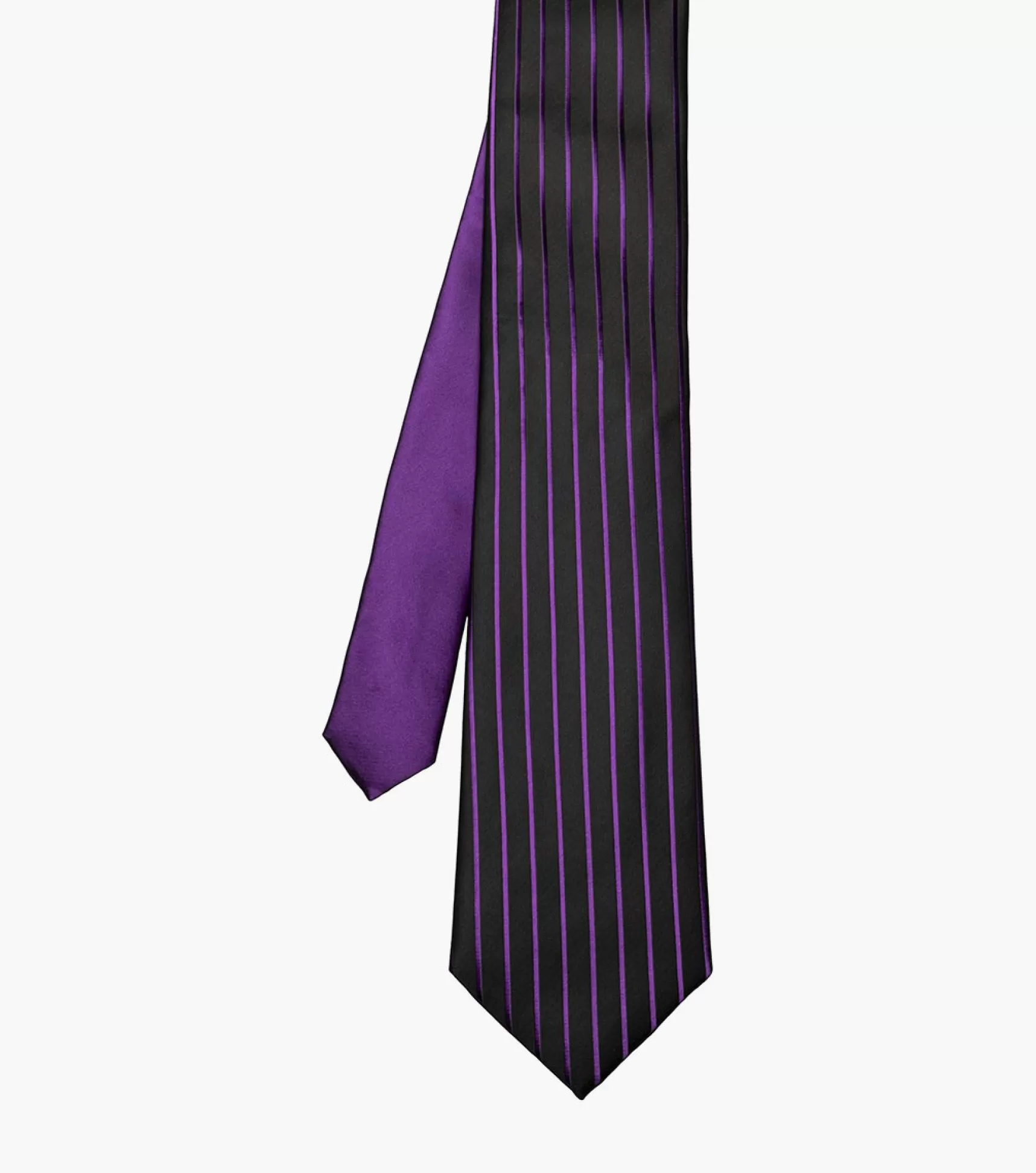 Stacy Adams Ties>Formal Purple Tie & Hanky Set