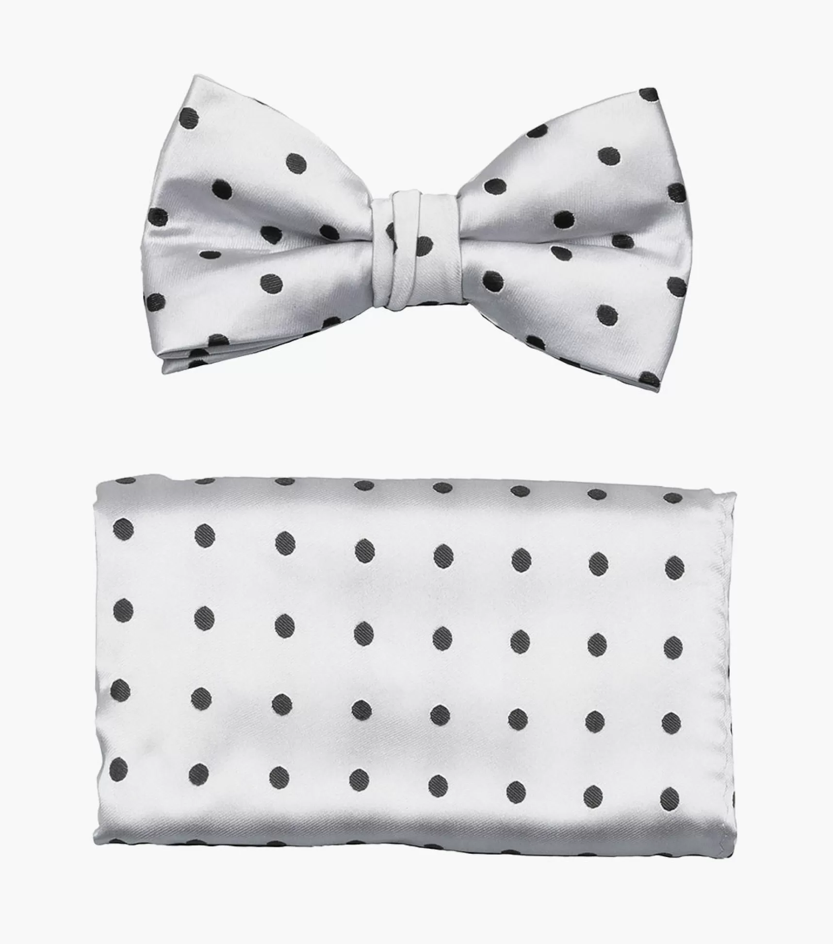 Stacy Adams Ties>Giroux Bow Tie & Hanky Set