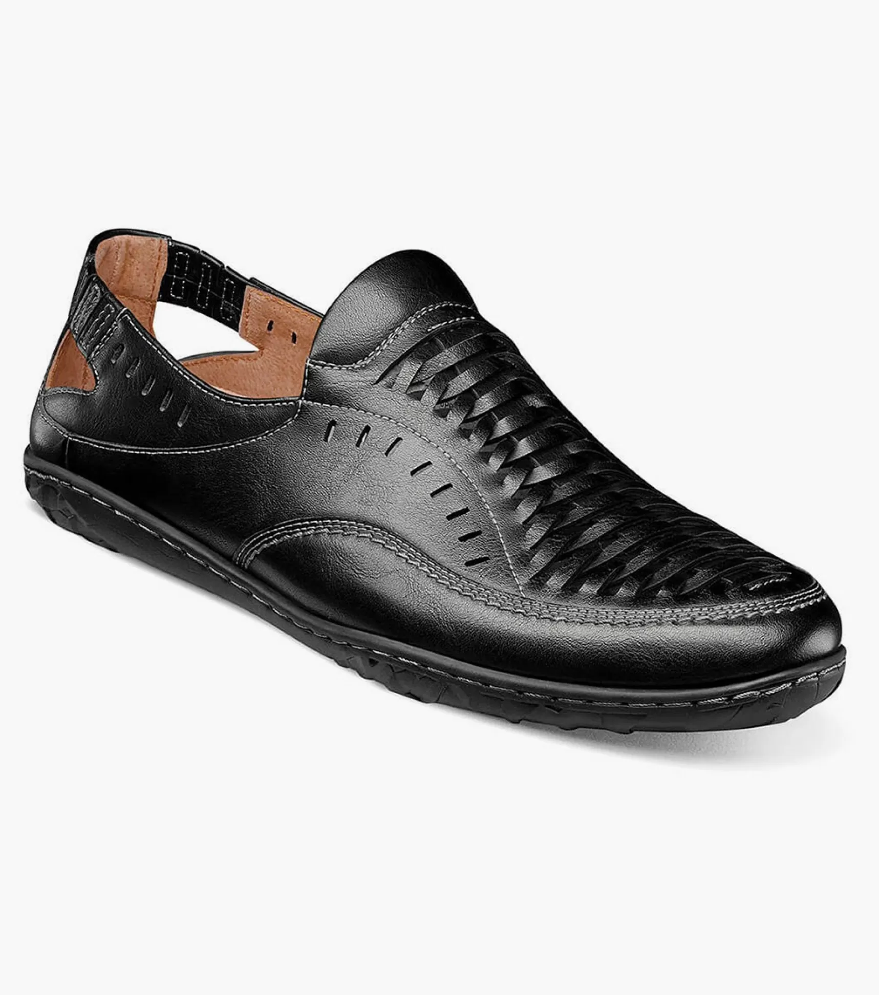 Stacy Adams Casual>Ibiza Woven Vamp Moc Toe Slip On