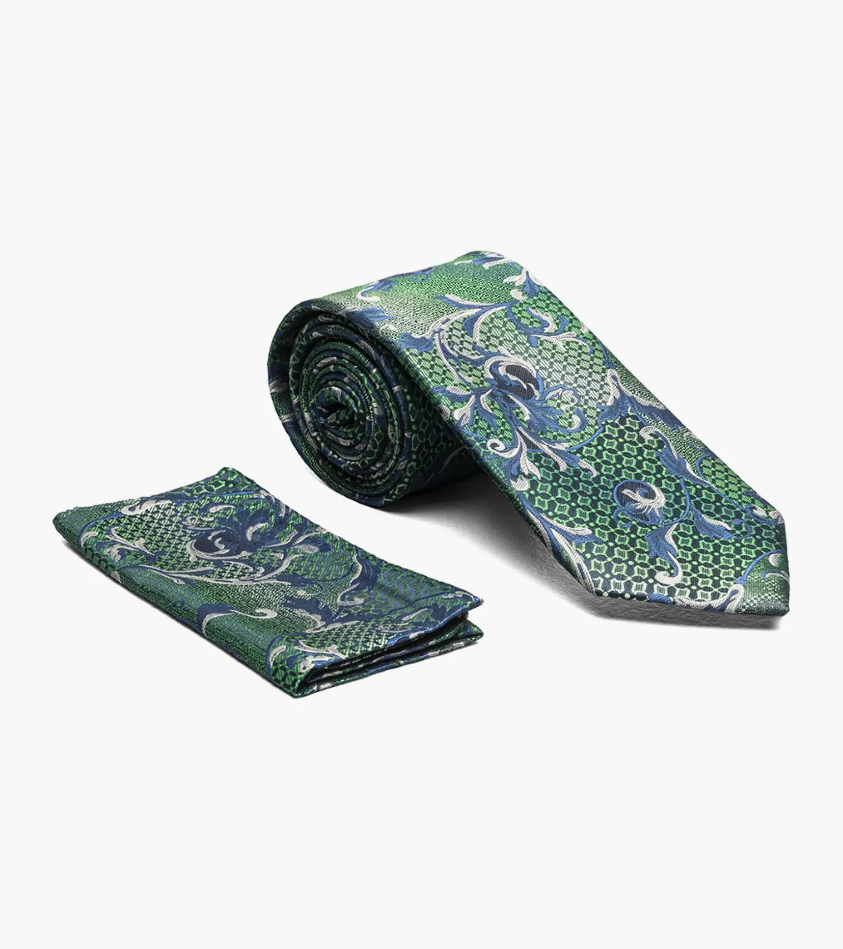 Stacy Adams Ties>Ignacio Tie & Hanky Set