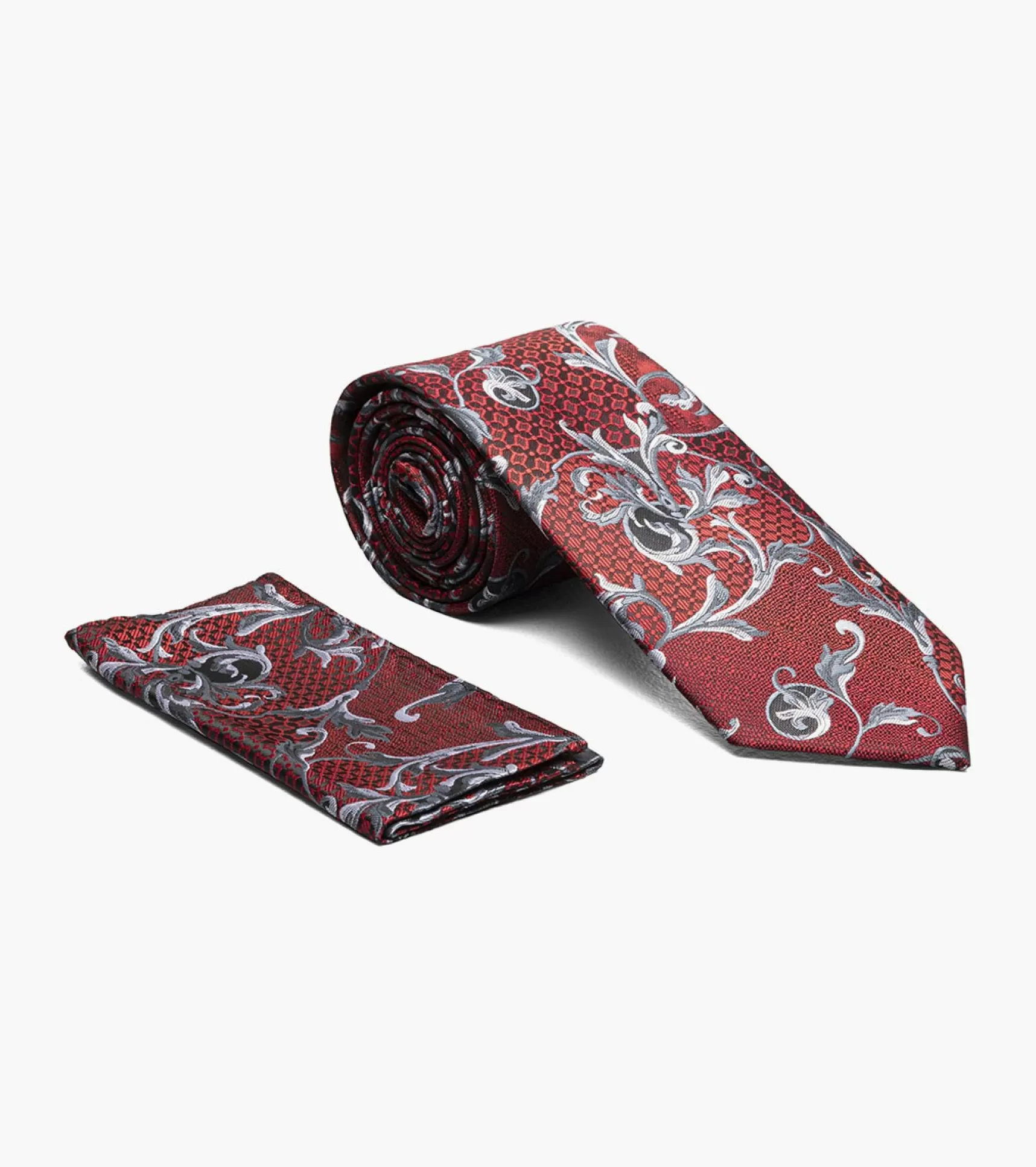 Stacy Adams Ties>Ignacio Tie & Hanky Set