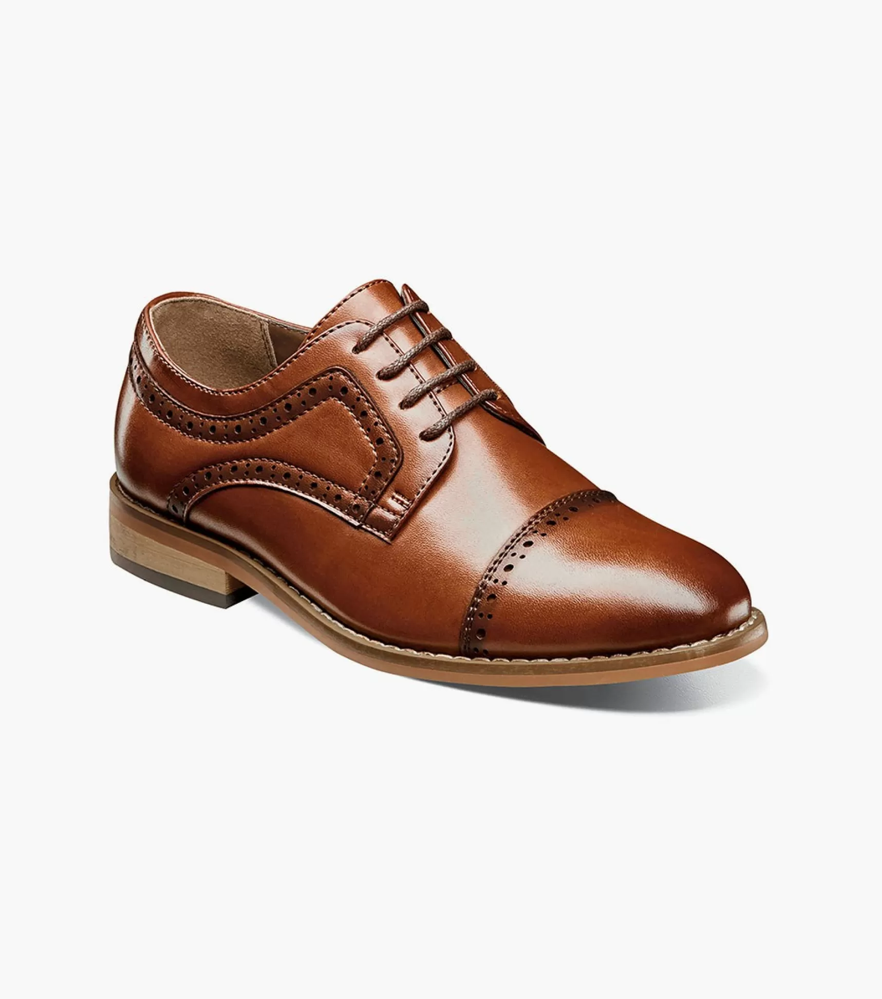 Stacy Adams Kids>Kids Dickinson Cap Toe Oxford