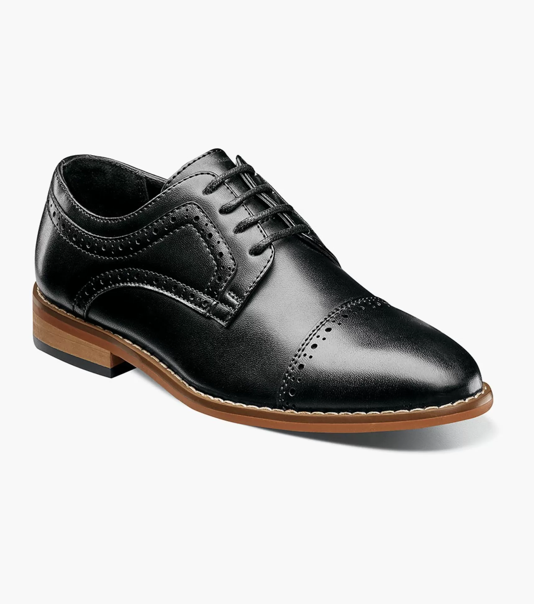 Stacy Adams Kids>Kids Dickinson Cap Toe Oxford