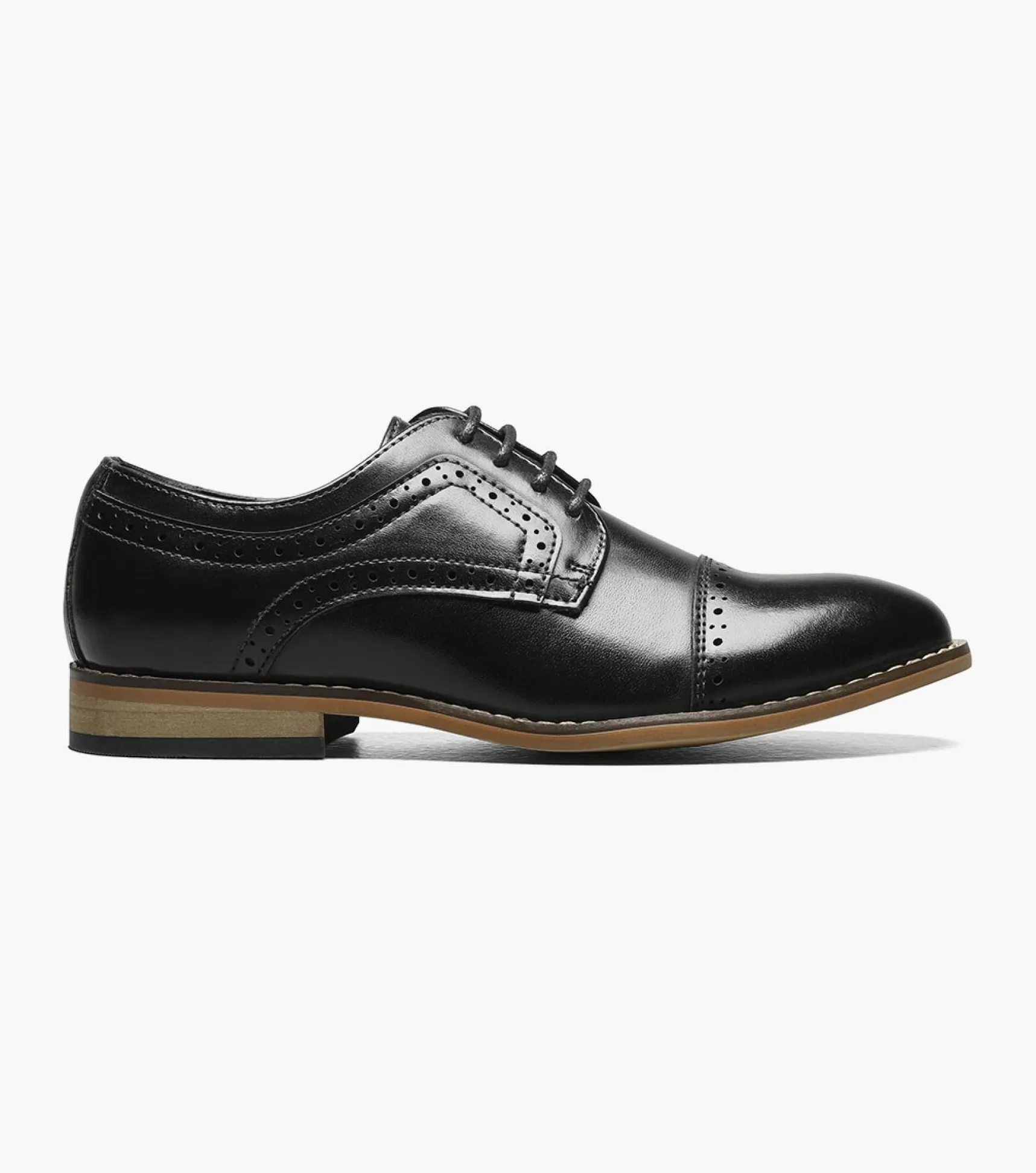 Stacy Adams Kids>Kids Dickinson Cap Toe Oxford