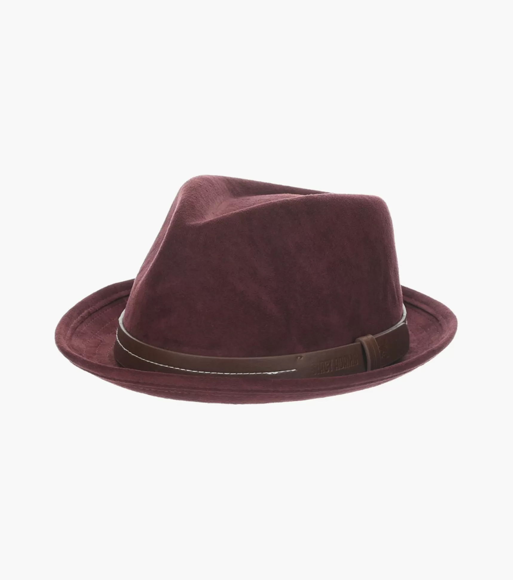 Stacy Adams Hats>Klimt Fedora Suede Pinch Front Hat