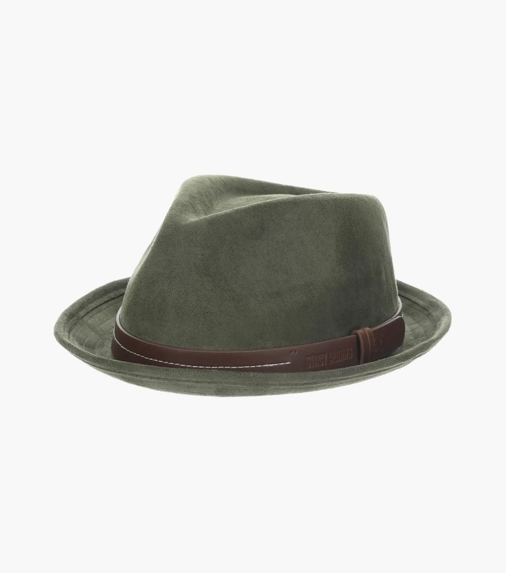 Stacy Adams Hats>Klimt Fedora Suede Pinch Front Hat