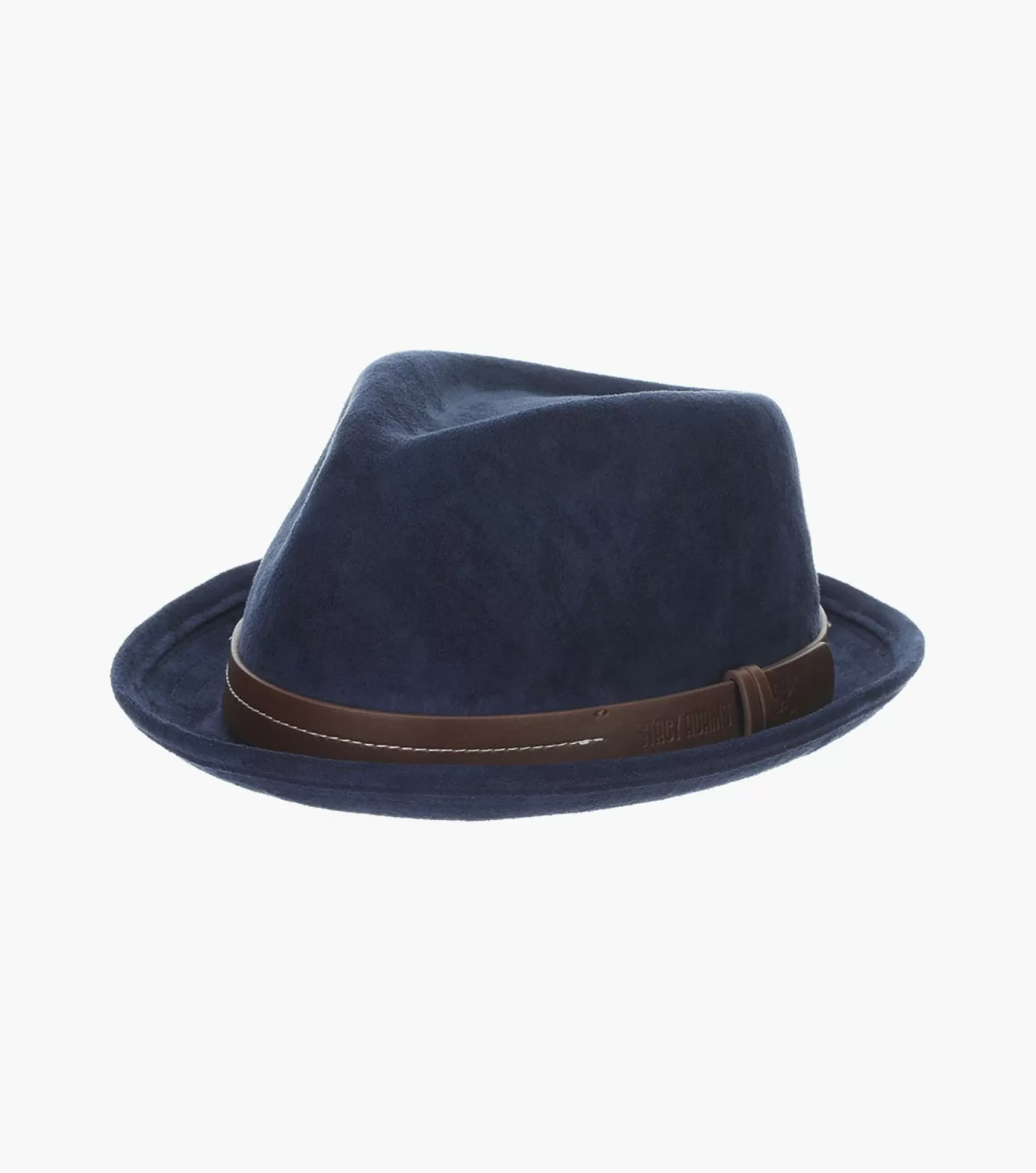 Stacy Adams Hats>Klimt Fedora Suede Pinch Front Hat