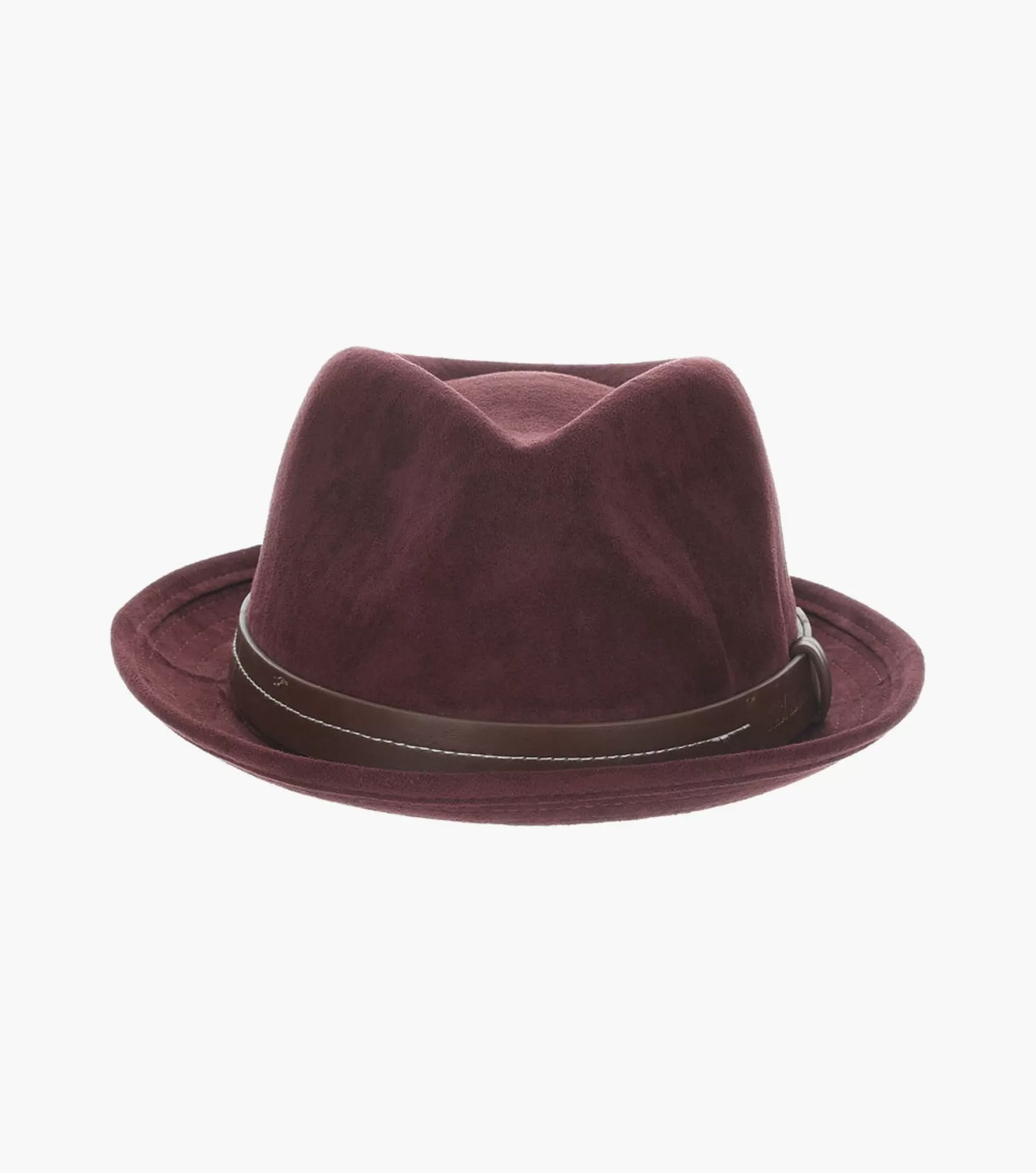 Stacy Adams Hats>Klimt Fedora Suede Pinch Front Hat