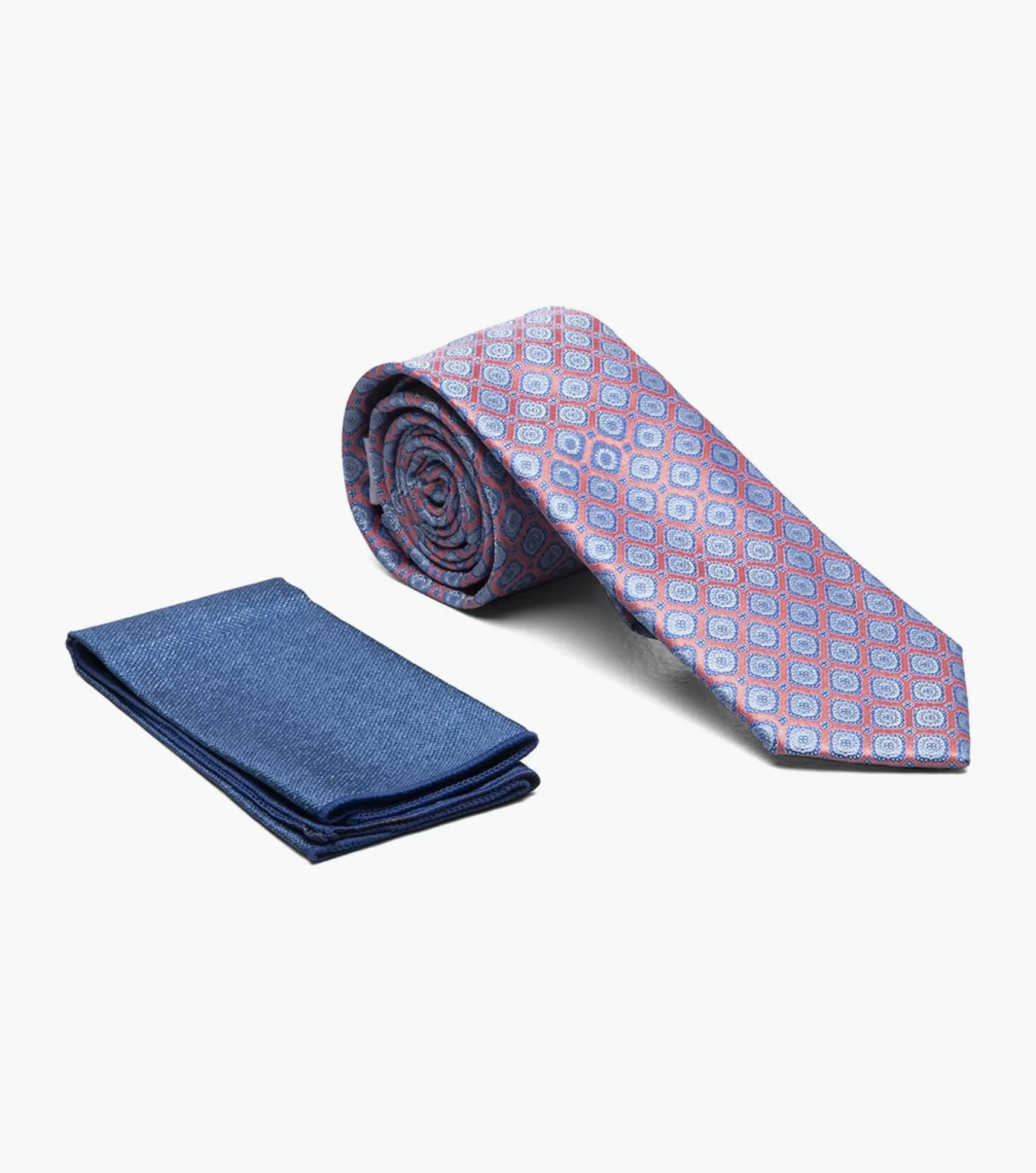 Stacy Adams Ties>Logan Skinny Tie & Hanky Set