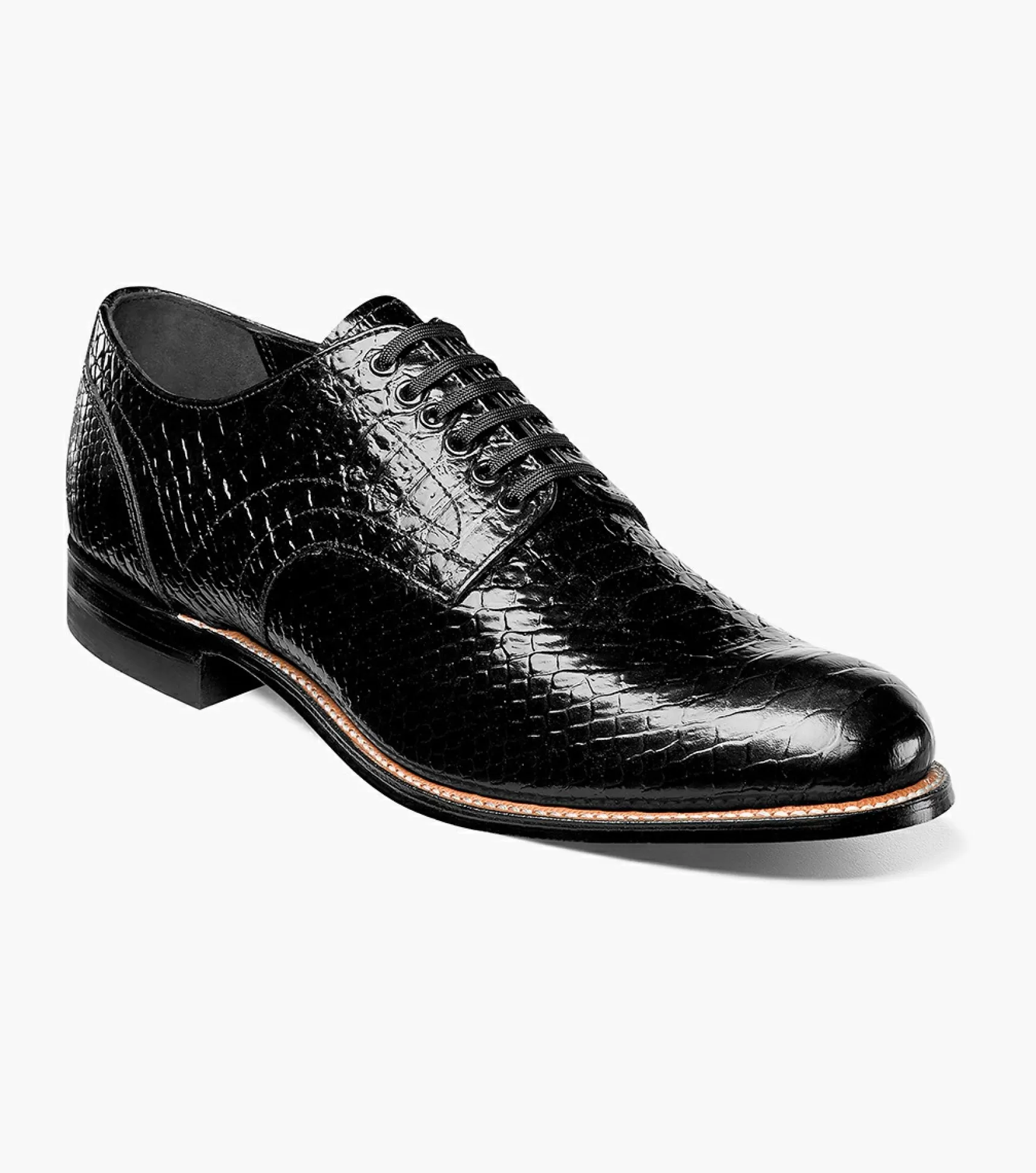 Stacy Adams Classics>Madison Anaconda Plain Toe Oxford