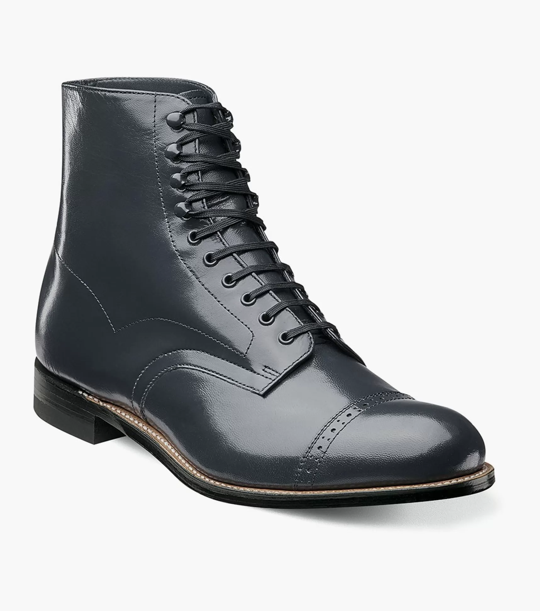 Stacy Adams Boots>Madison Cap Toe Boot