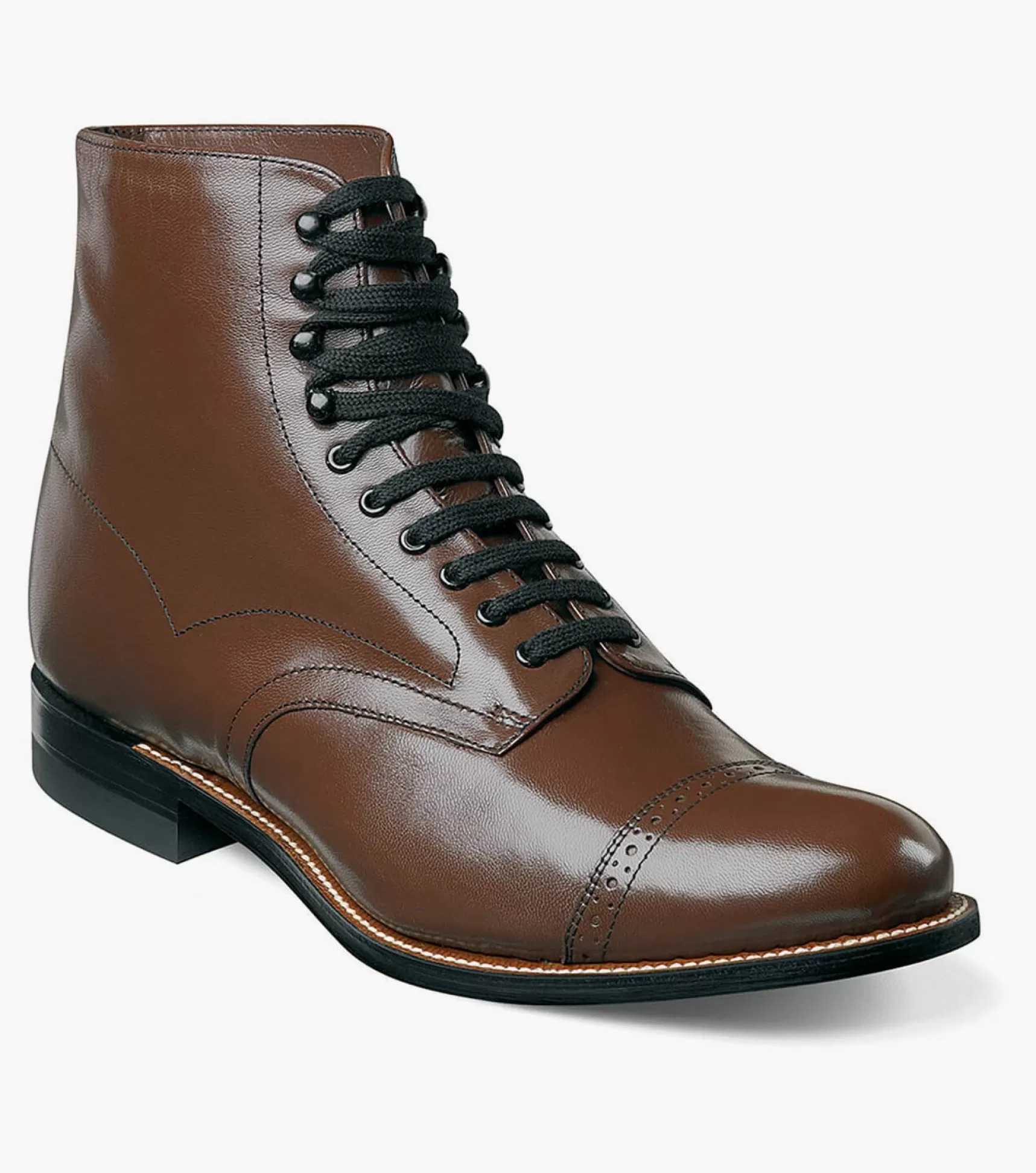 Stacy Adams Boots>Madison Cap Toe Boot