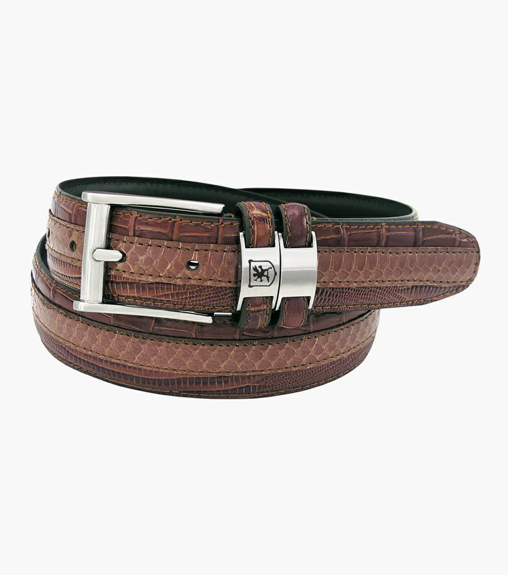 Stacy Adams Belts>Maes Xl Genuine Leather Embossed Belt