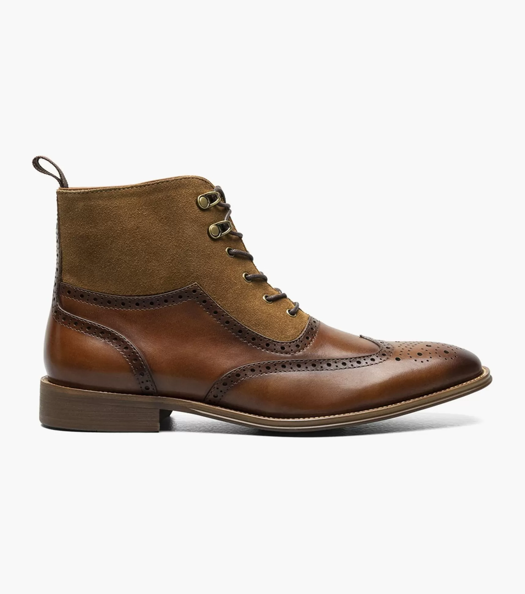 Stacy Adams Wingtips>Malone Wingtip Lace Up Boot