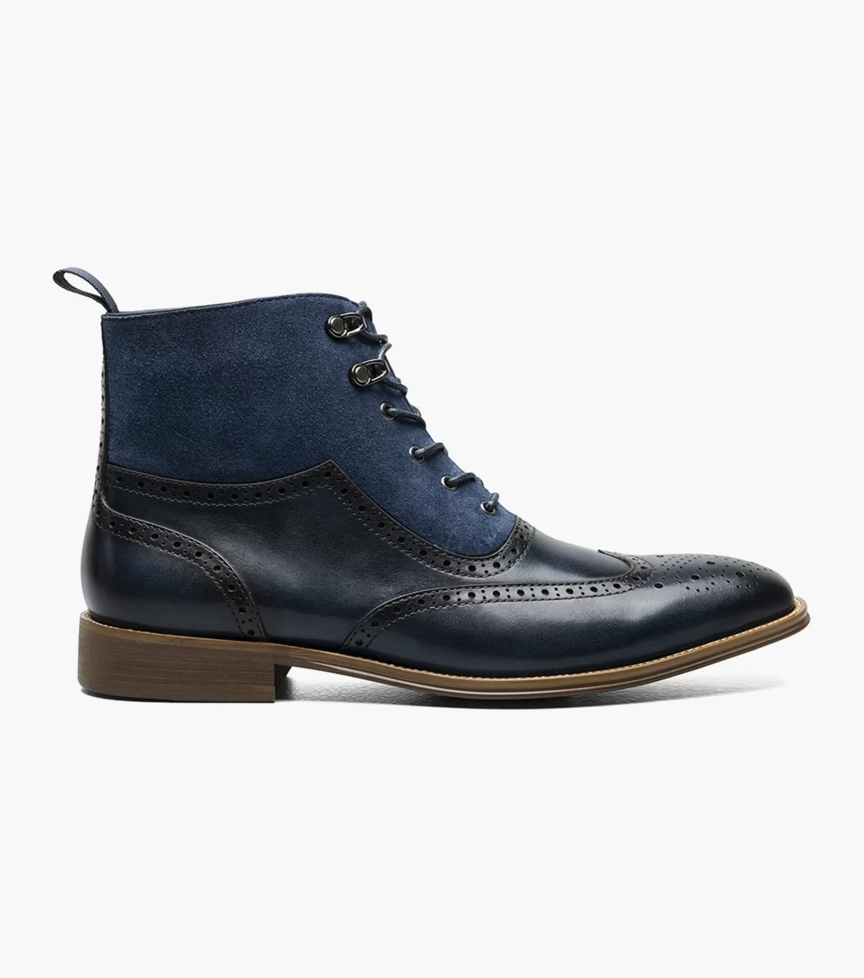 Stacy Adams Wingtips>Malone Wingtip Lace Up Boot