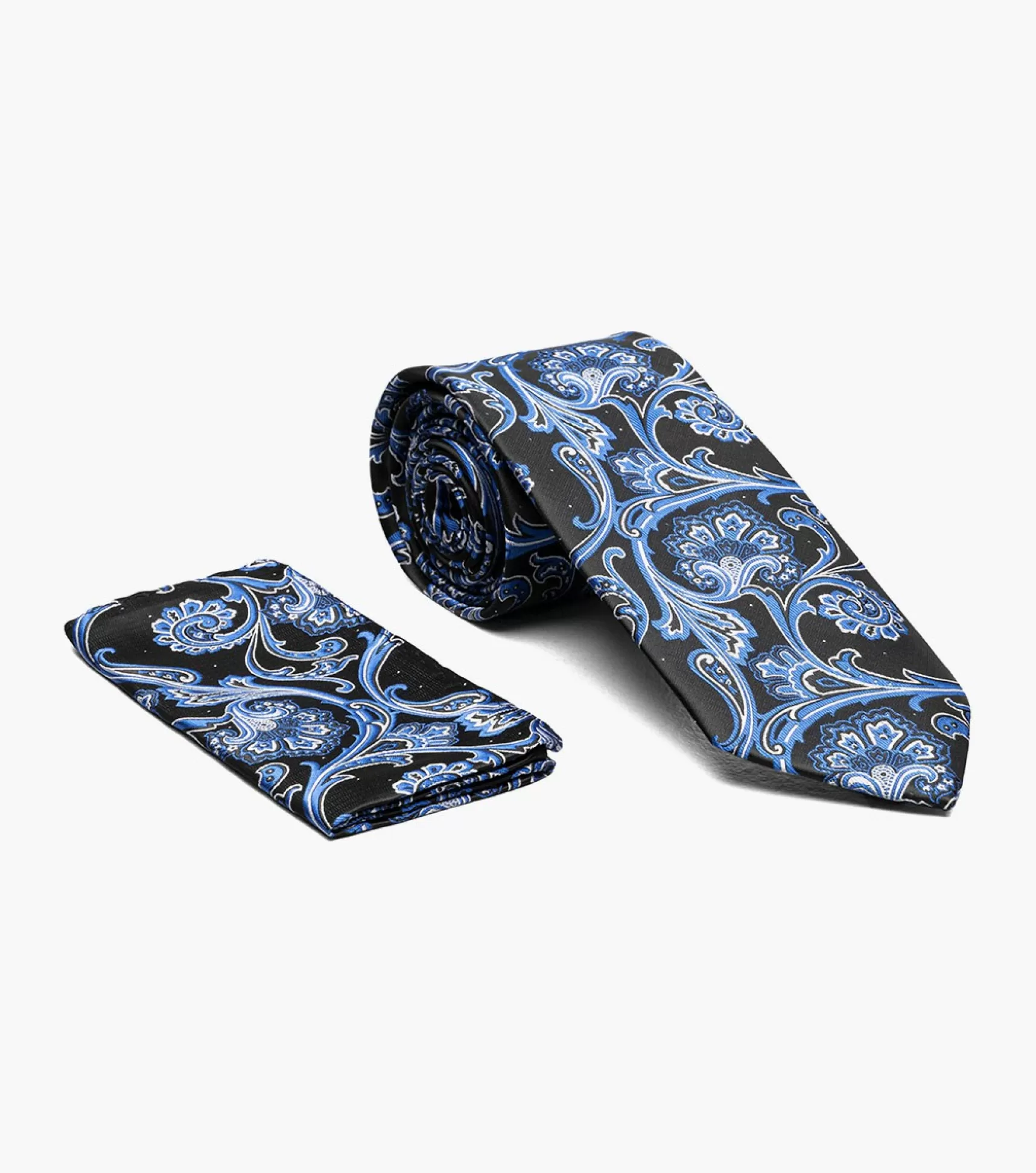 Stacy Adams Ties>Manolo Tie & Hanky Set