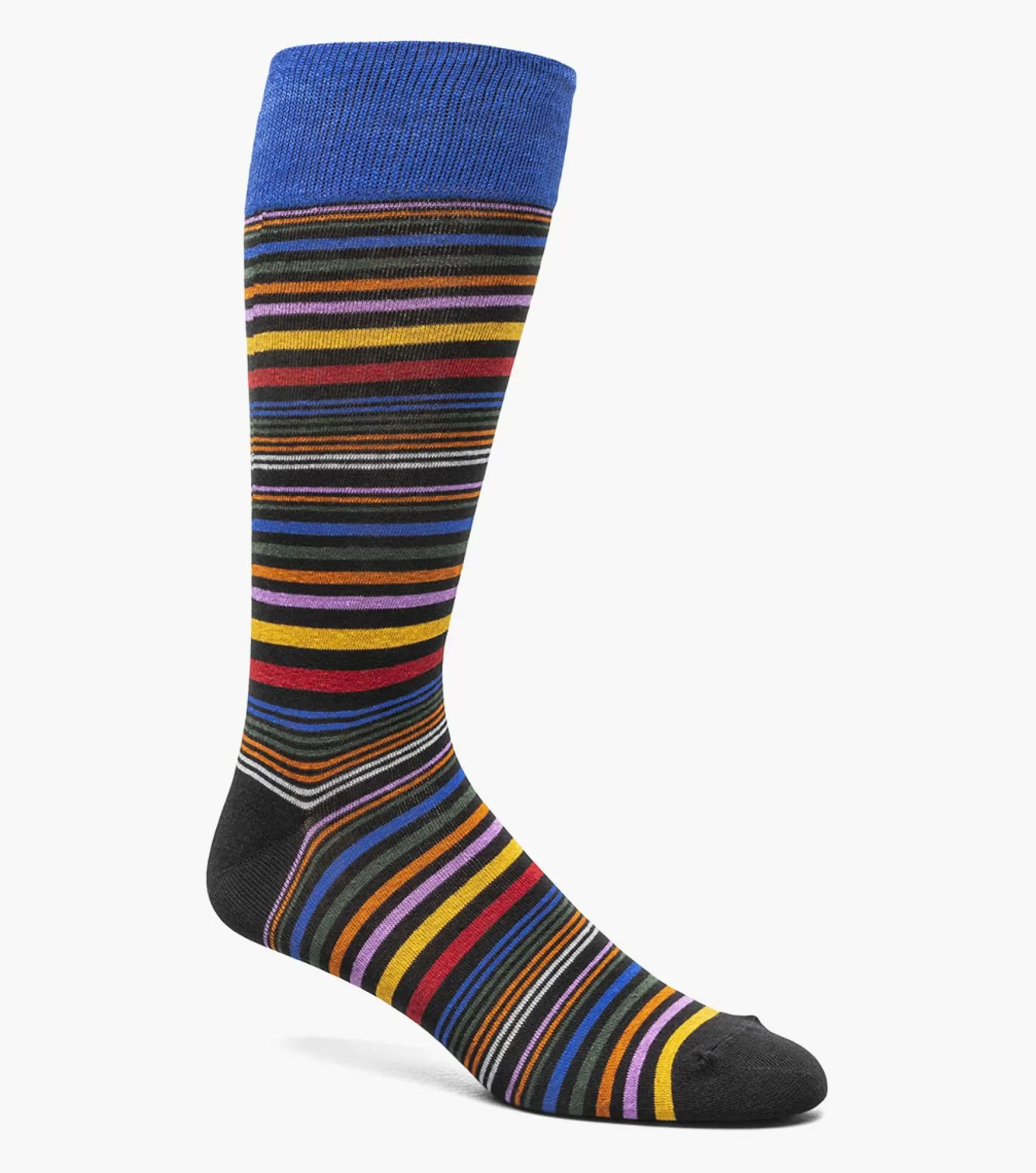 Stacy Adams Socks>Multi Stripe Men\\'S Crew Dress Sock