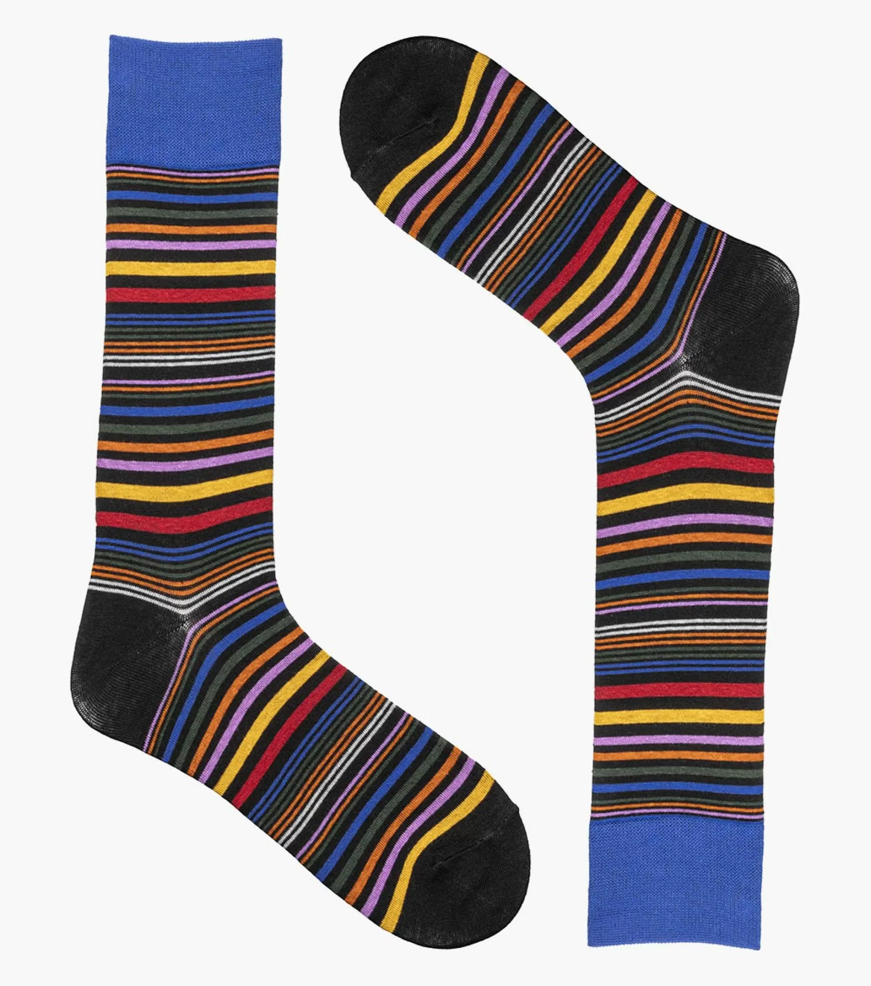 Stacy Adams Socks>Multi Stripe Men\\'S Crew Dress Sock