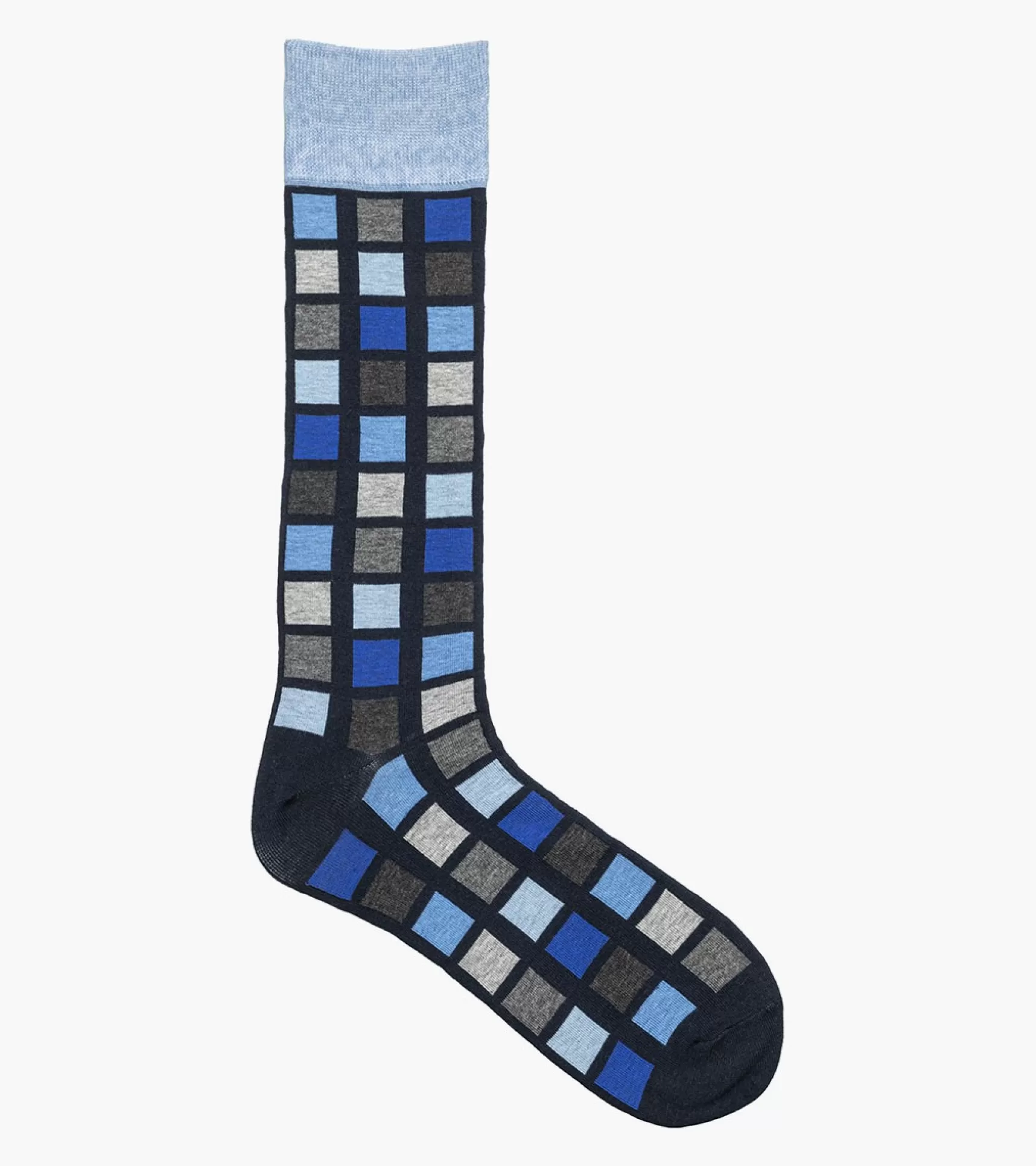 Stacy Adams Socks>Multi-Color Block Men\\'S Crew Dress Socks