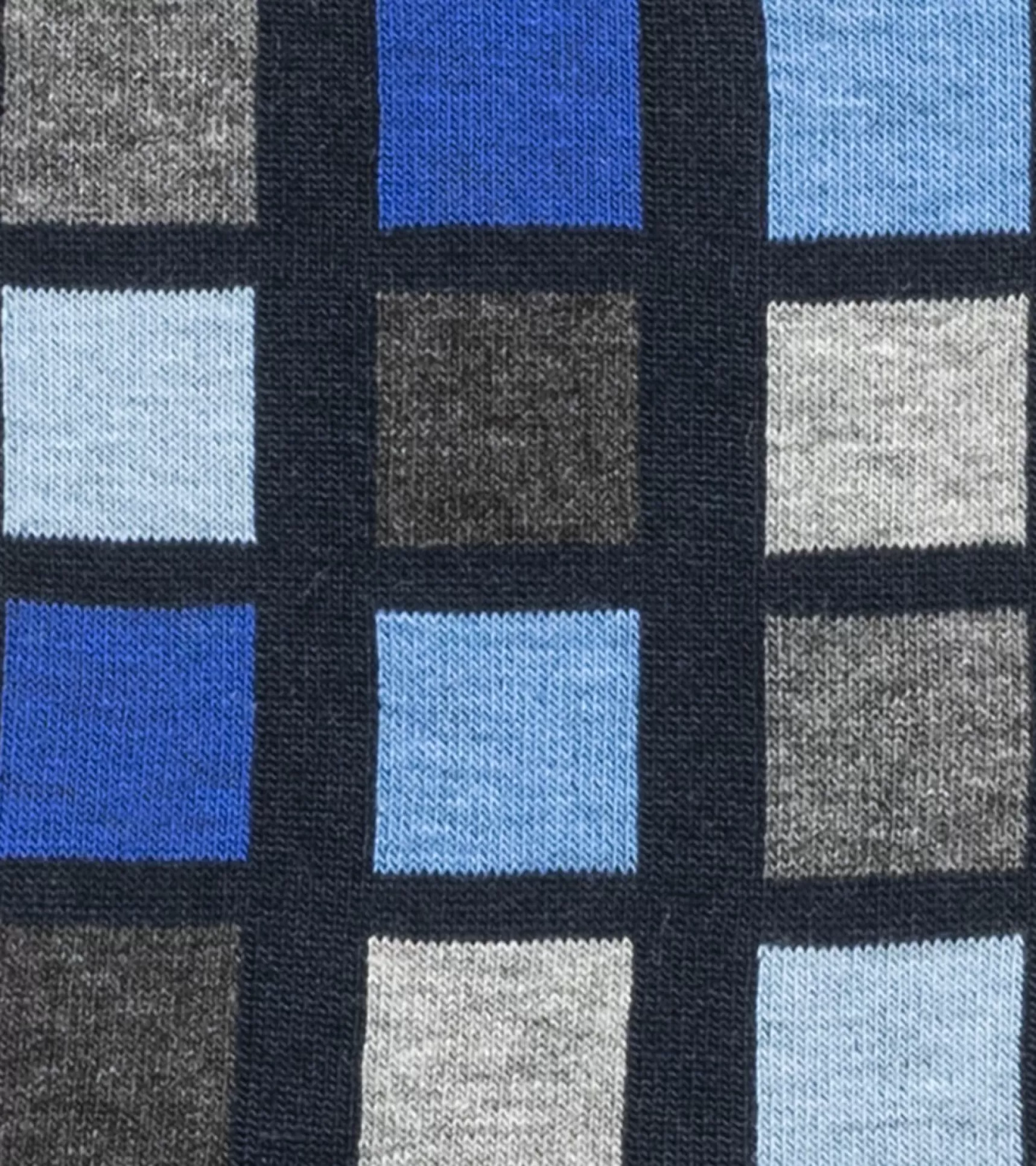 Stacy Adams Socks>Multi-Color Block Men\\'S Crew Dress Socks