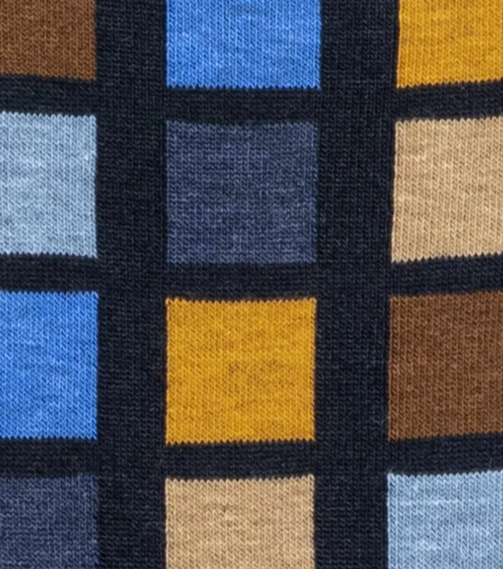 Stacy Adams Socks>Multi-Color Block Men\\'S Crew Dress Socks