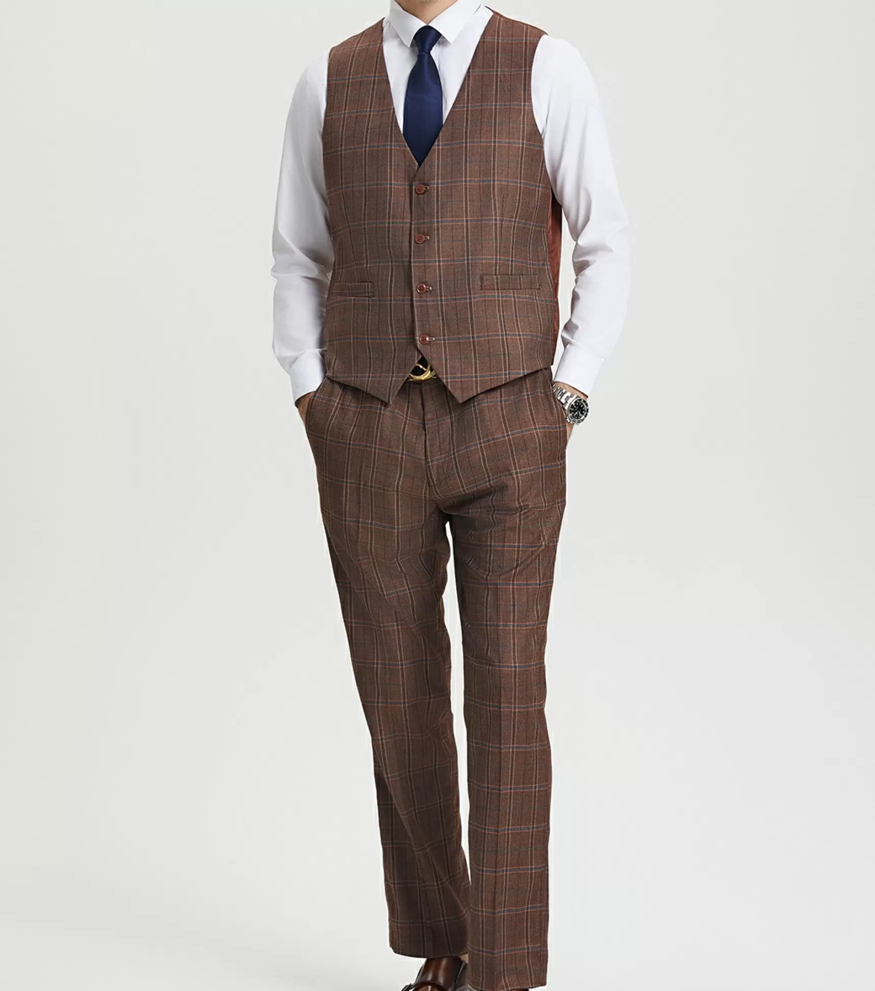 Stacy Adams Suits>Nicholson 3 Piece Vested Suit