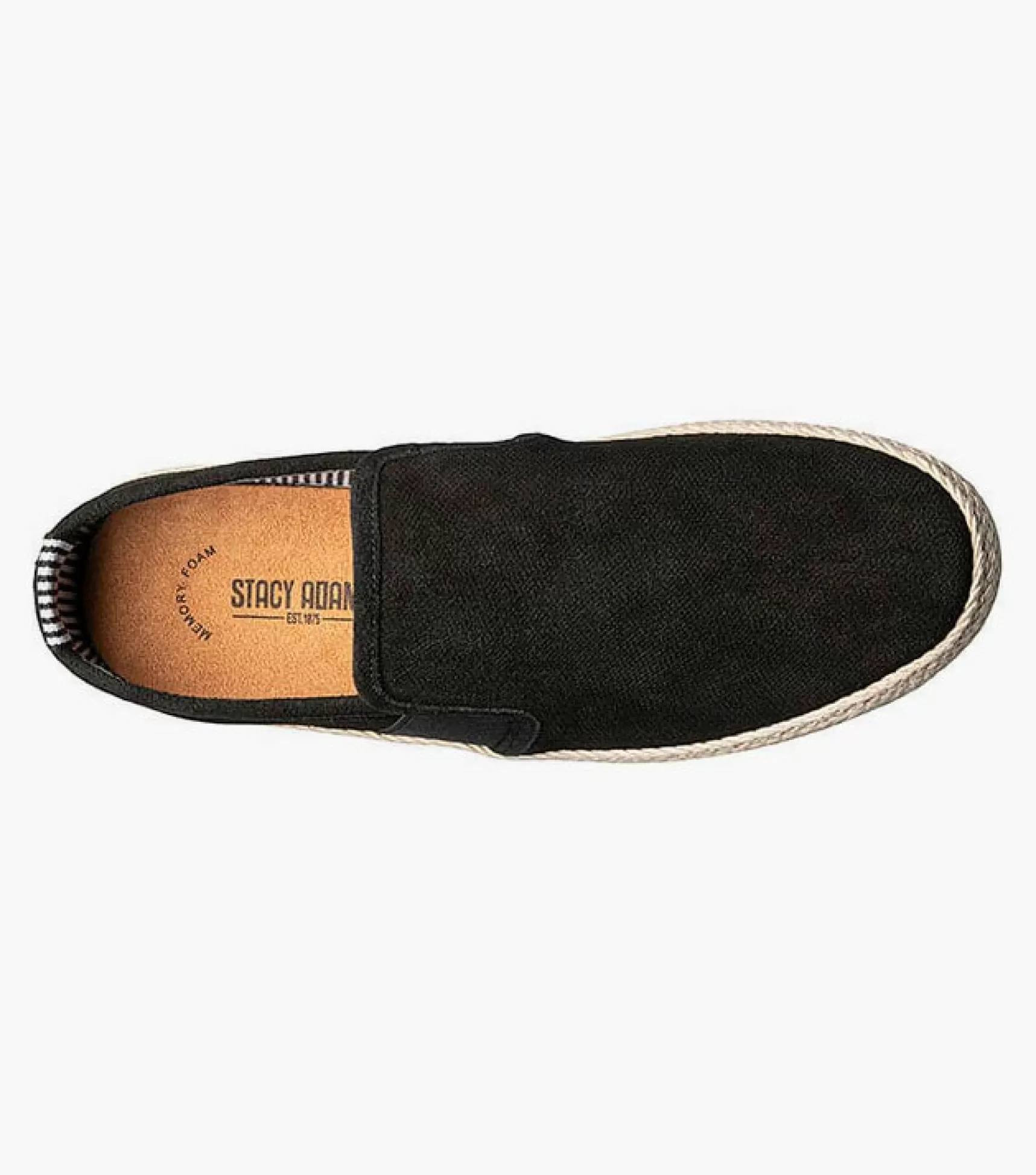 Stacy Adams Loafers>Nino Plain Toe Slip On Espadrille