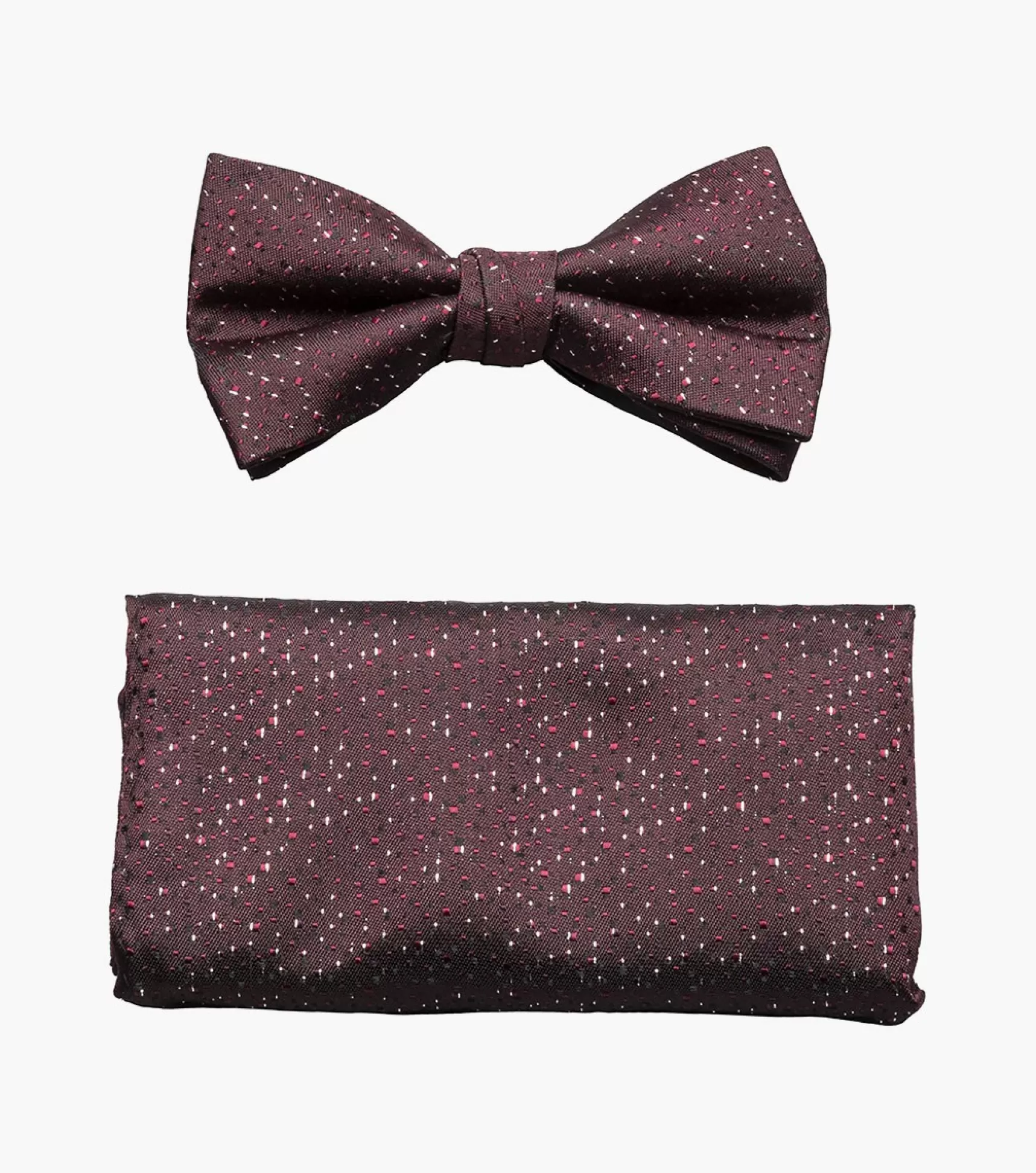 Stacy Adams Ties>Nolan Bow Tie & Hanky Set