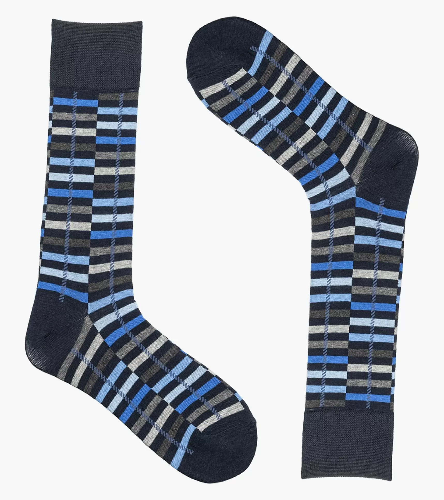 Stacy Adams Socks>Offset Stripe Men\\'S Crew Dress Socks