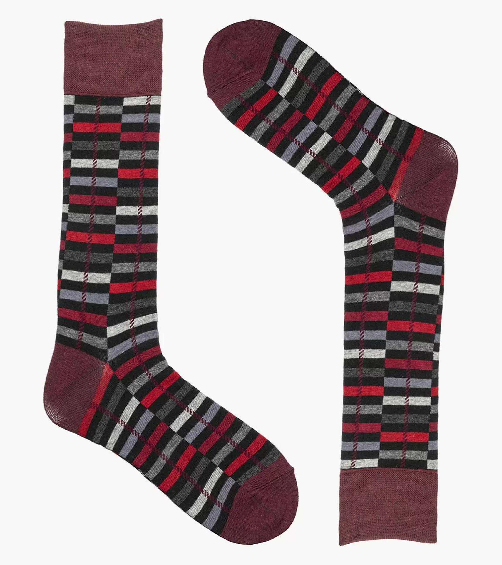 Stacy Adams Socks>Offset Stripe Men\\'S Crew Dress Socks