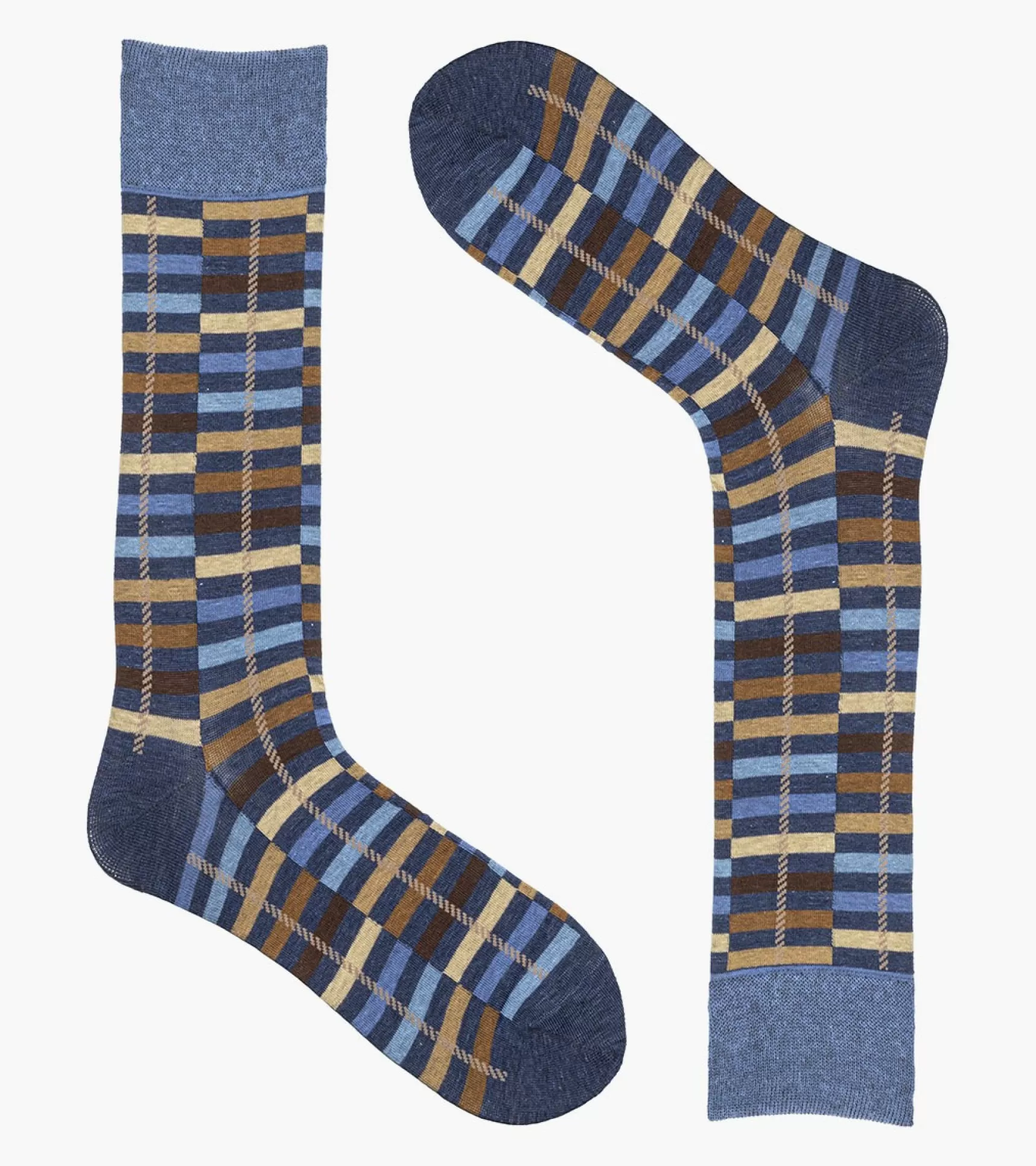 Stacy Adams Socks>Offset Stripe Men\\'S Crew Dress Socks