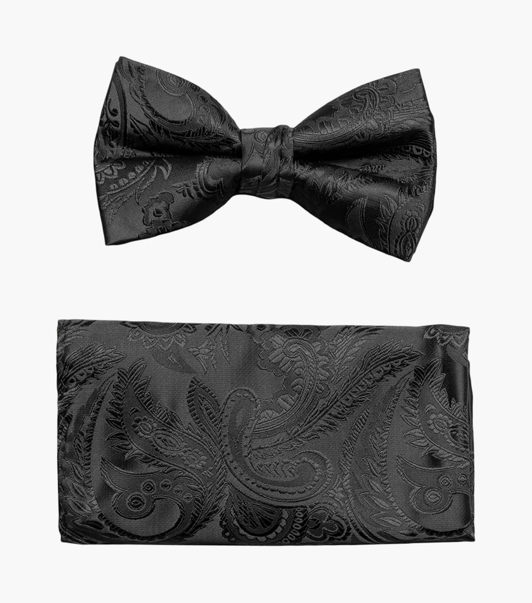 Stacy Adams Ties>Oliver Bow Tie & Hanky Set