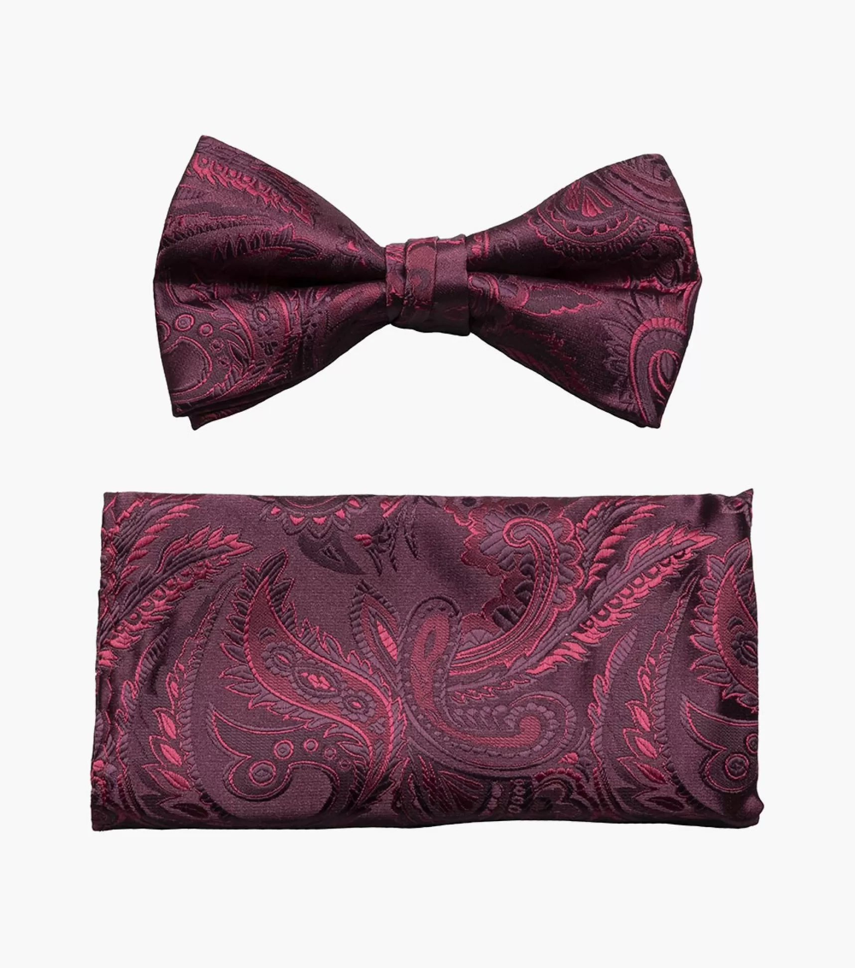 Stacy Adams Ties>Oliver Bow Tie & Hanky Set