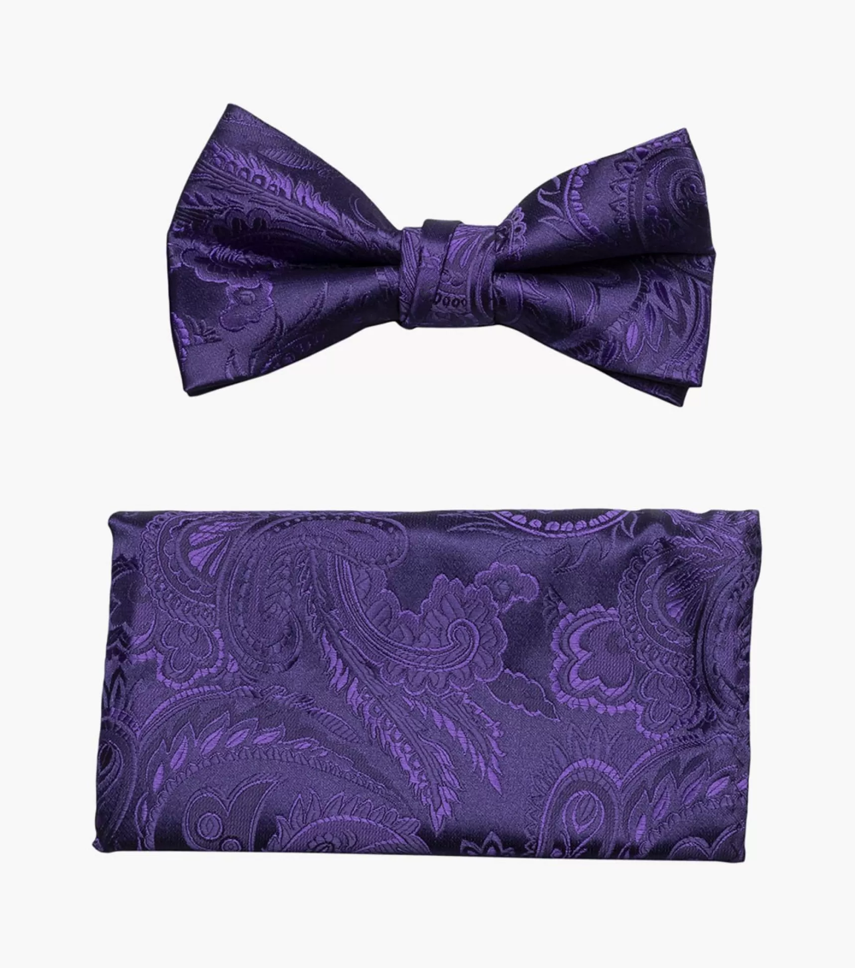 Stacy Adams Ties>Oliver Bow Tie & Hanky Set