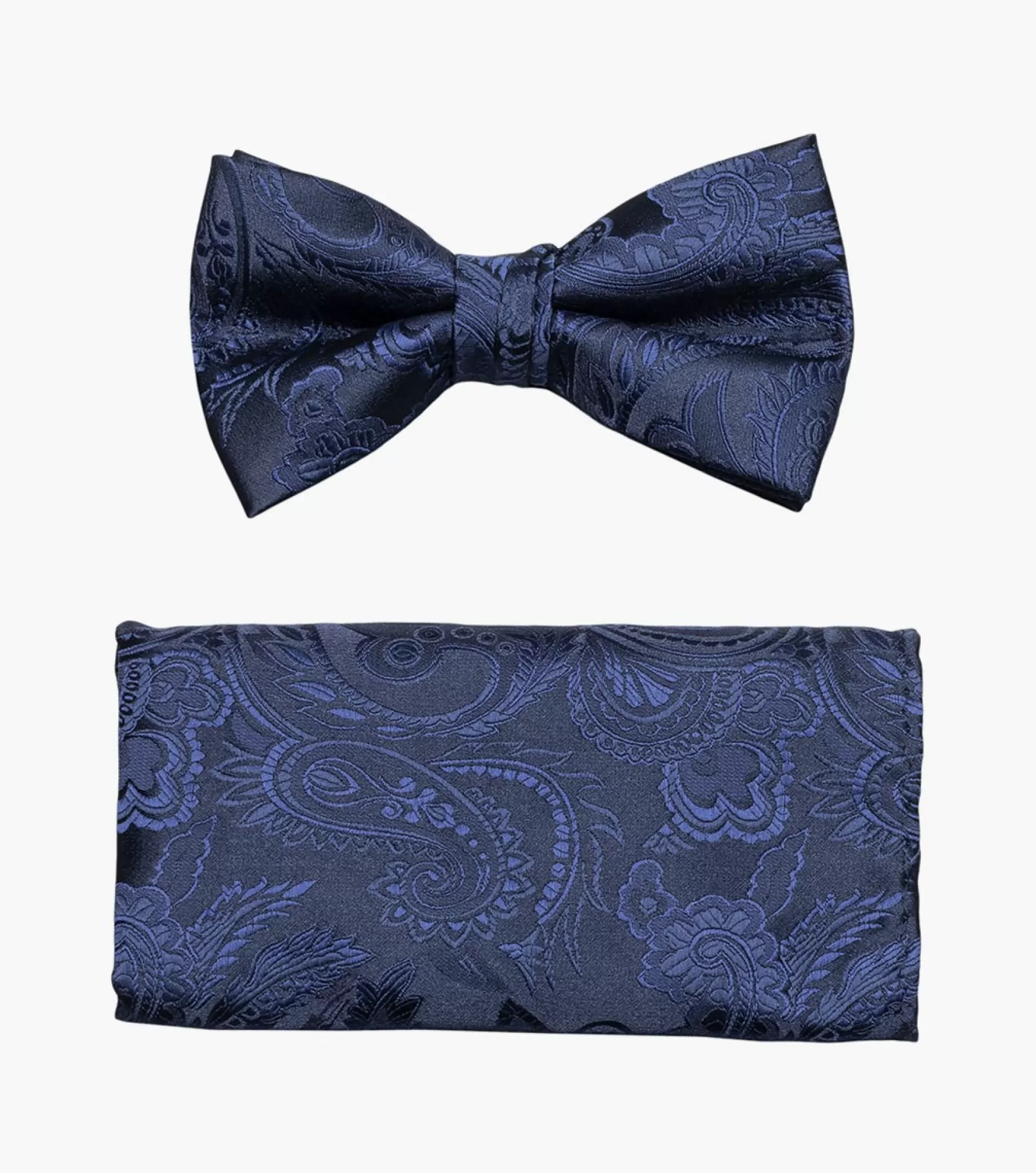 Stacy Adams Ties>Oliver Bow Tie & Hanky Set