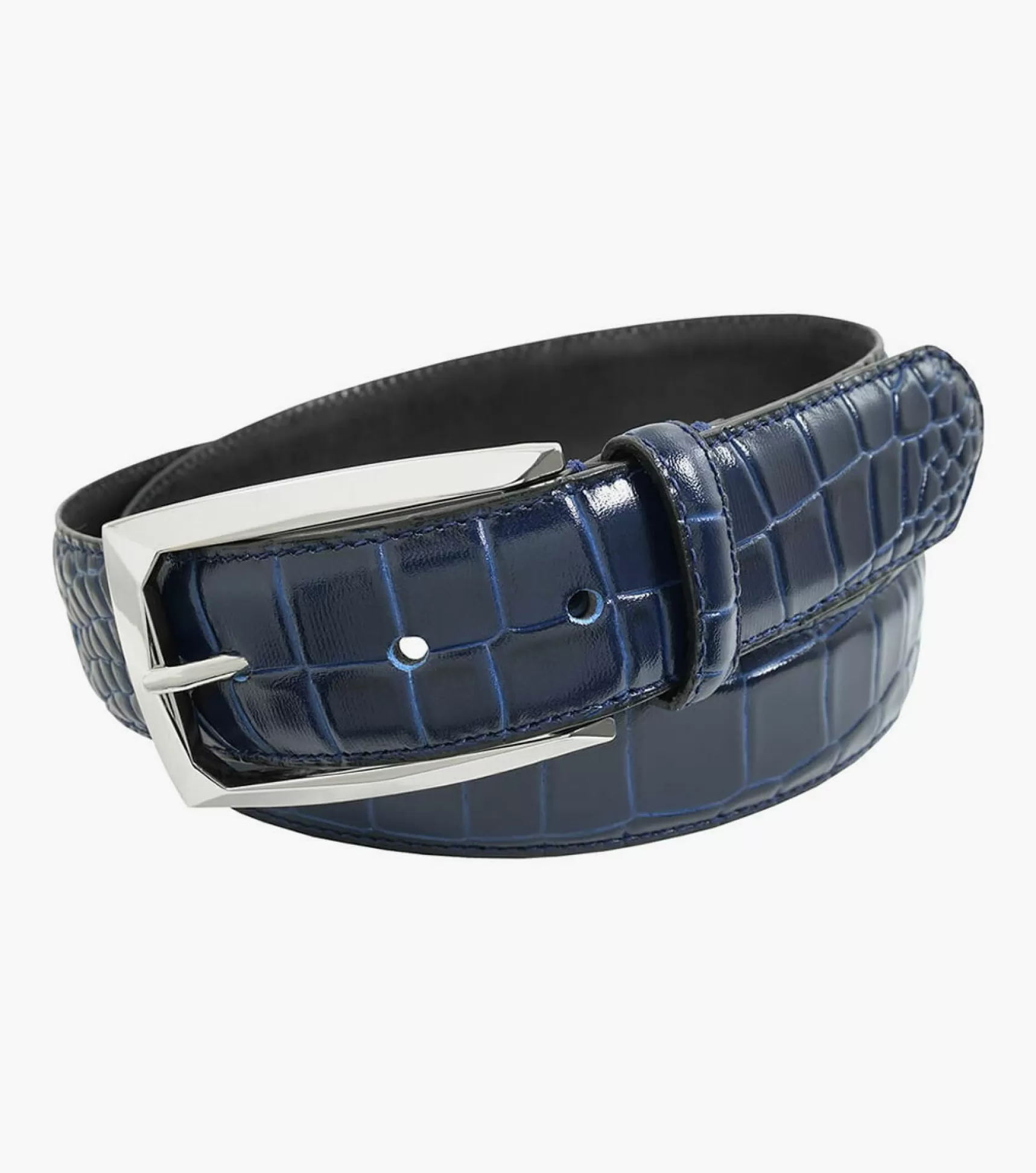 Stacy Adams Belts>Ozzie Croc Emboss Belt