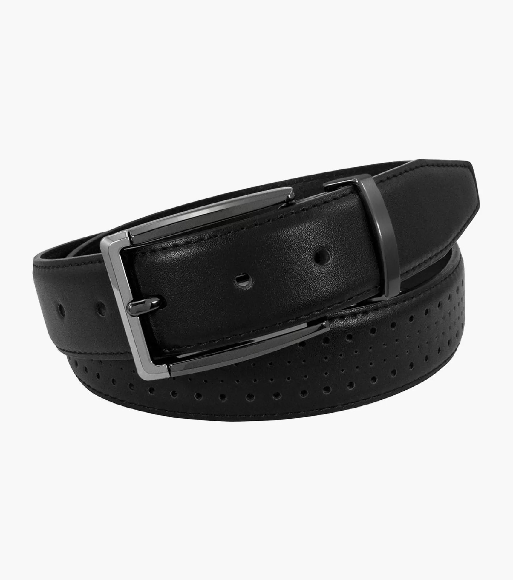 Stacy Adams Belts>Pacer Perf Leather Belt