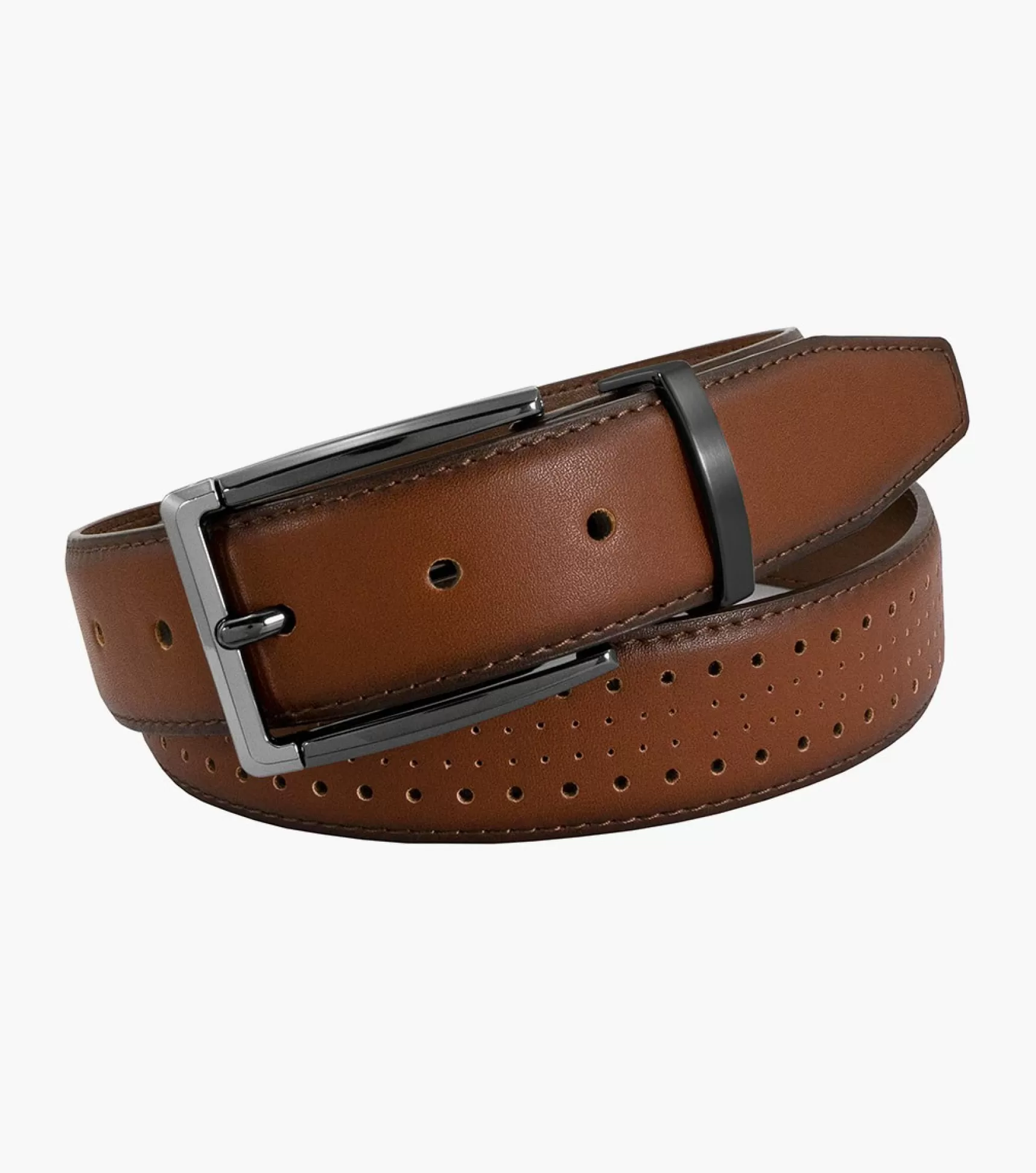 Stacy Adams Belts>Pacer Perf Leather Belt