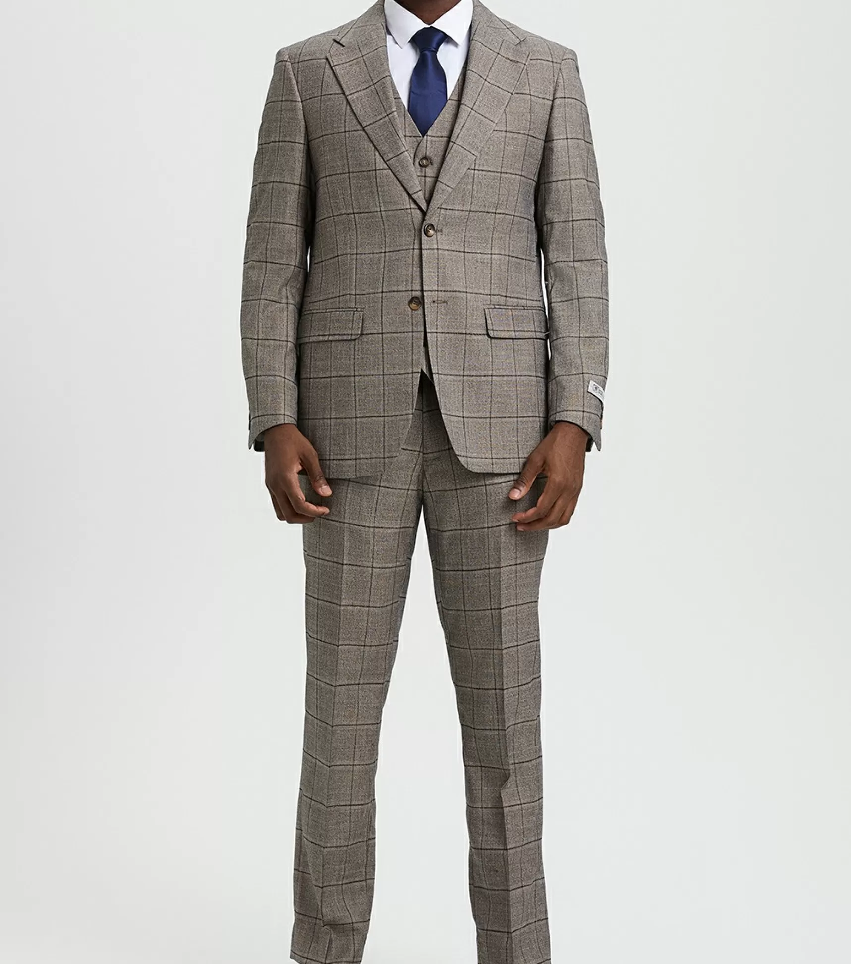 Stacy Adams Suits>Palin 3 Piece Vested Suit