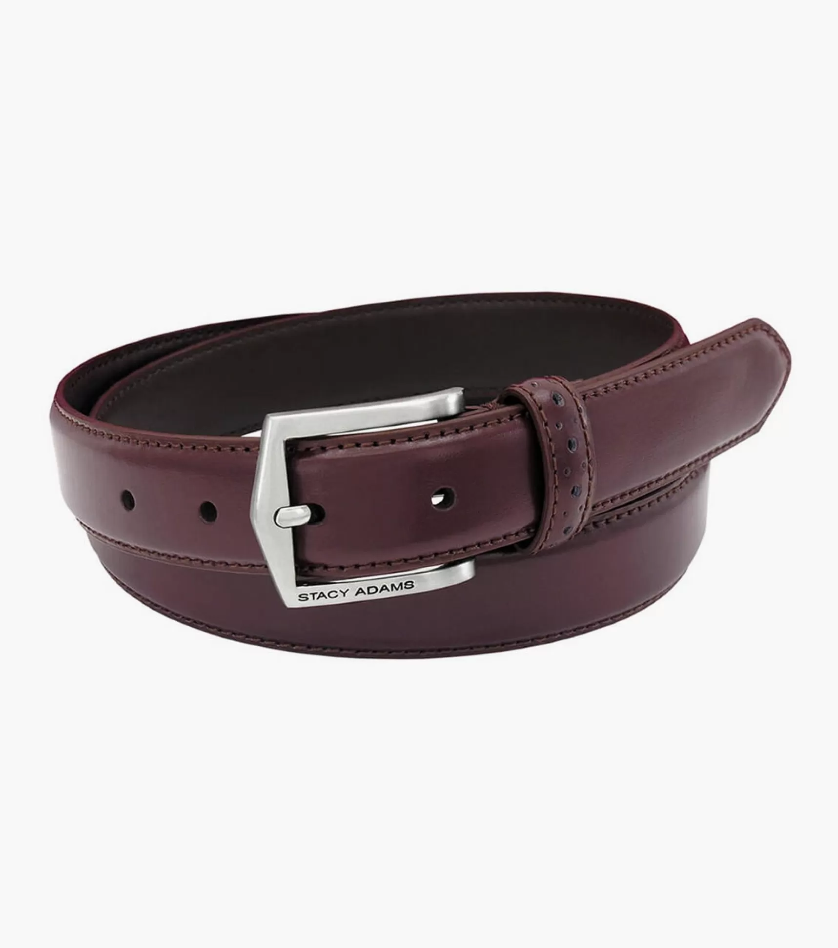 Stacy Adams Belts>Pinseal Perf Strap Genuine Leather Belt