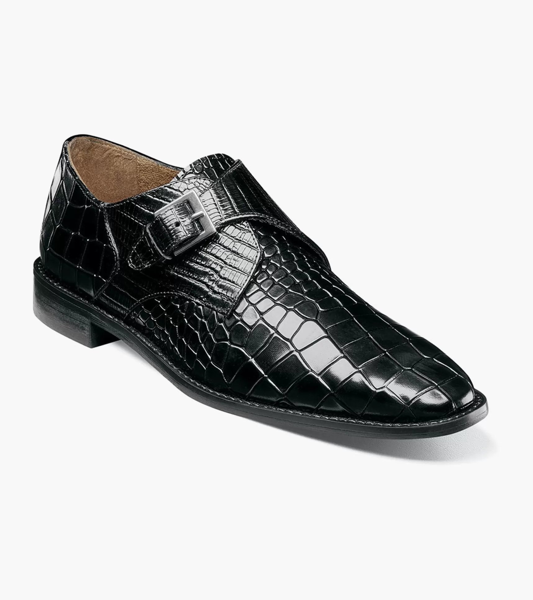 Stacy Adams Fashion>Rapino Plain Toe Monk Strap