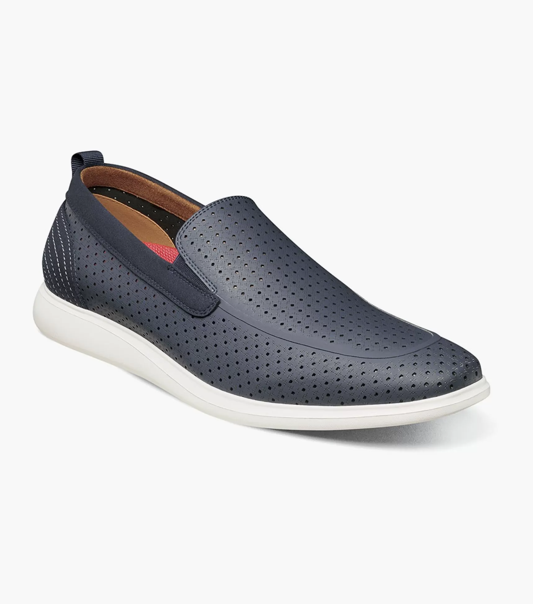 Stacy Adams Loafers>Remy Moc Toe Perf Slip On