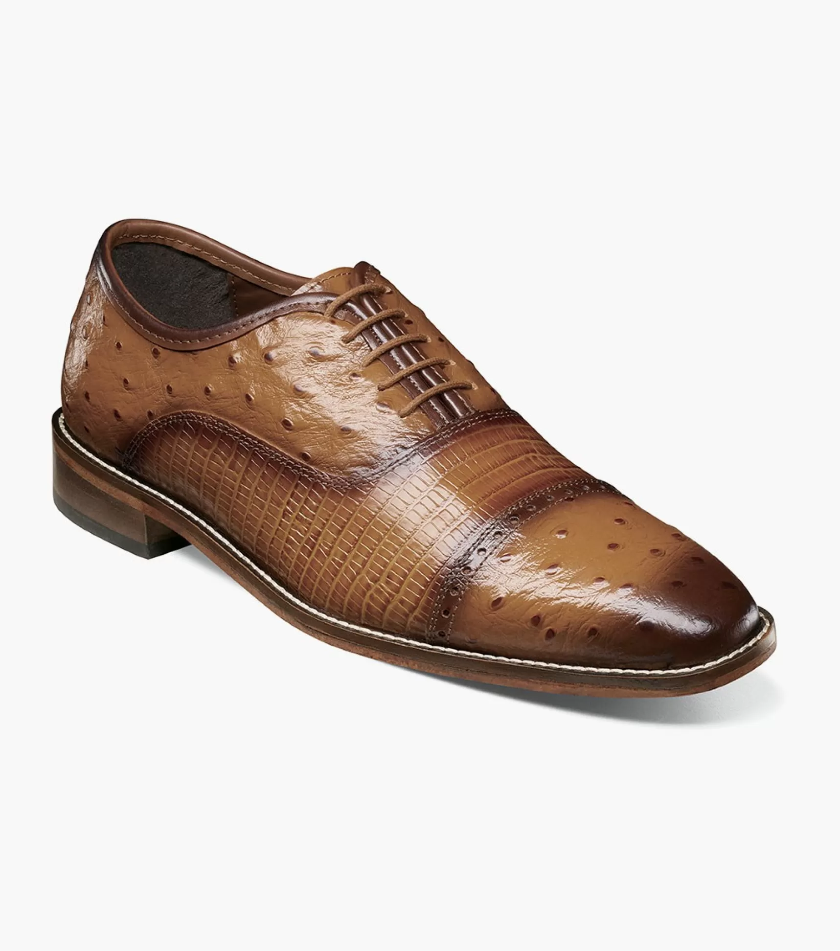 Stacy Adams Fashion>Rodano Leather Sole Cap Toe Oxford