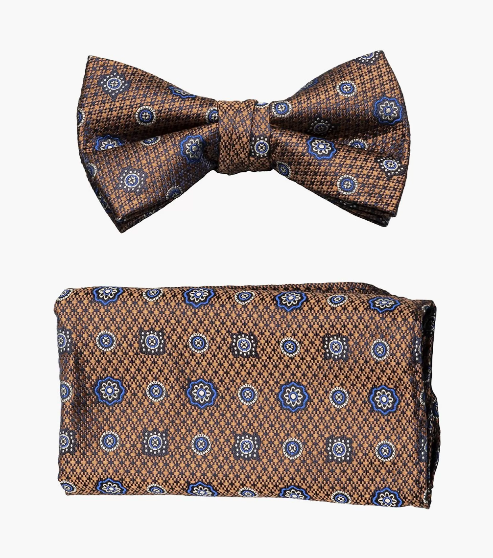 Stacy Adams Ties>Roy Bow Tie & Hanky Set