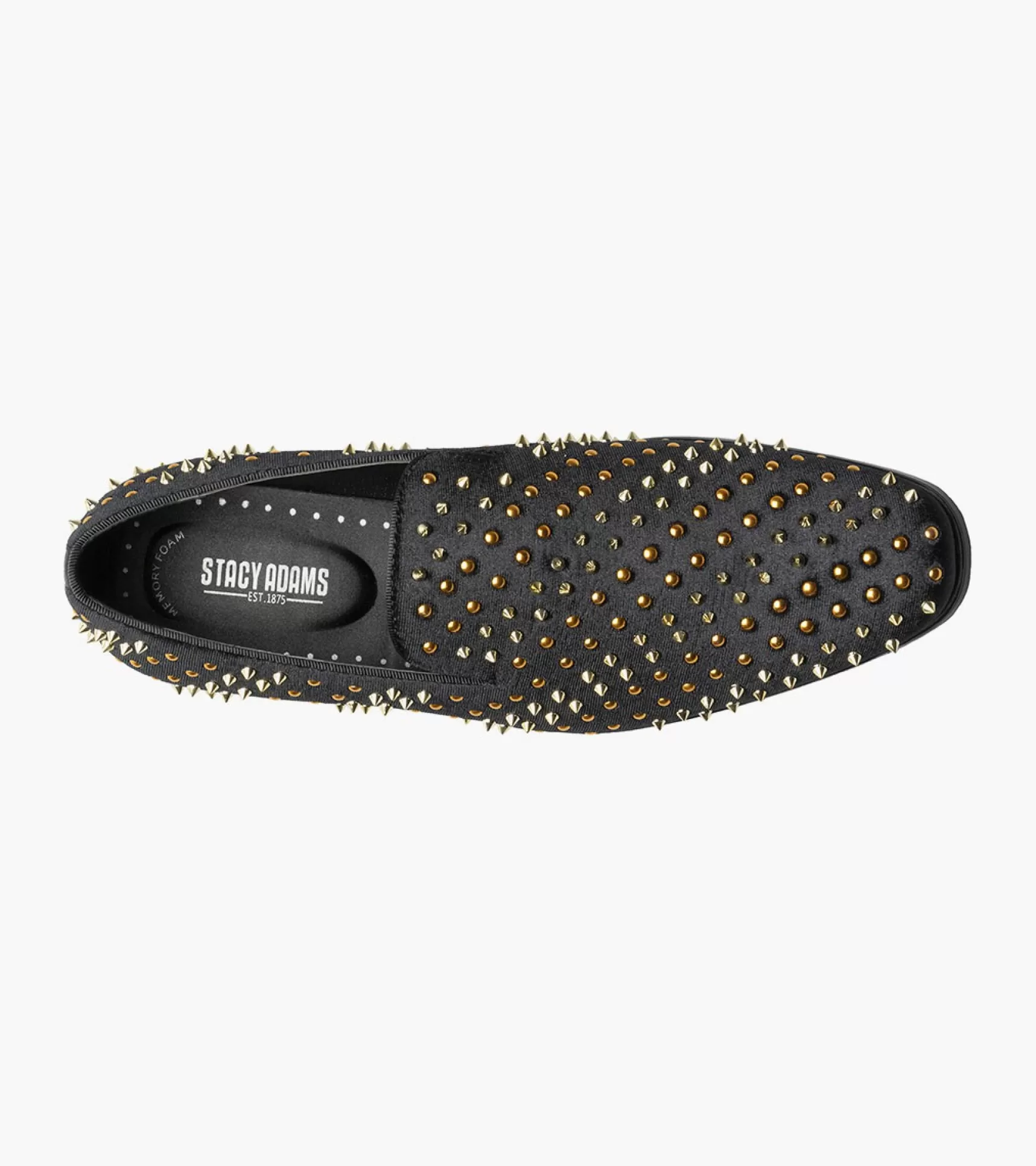 Stacy Adams Loafers>Sabert Spike And Stud Slip On